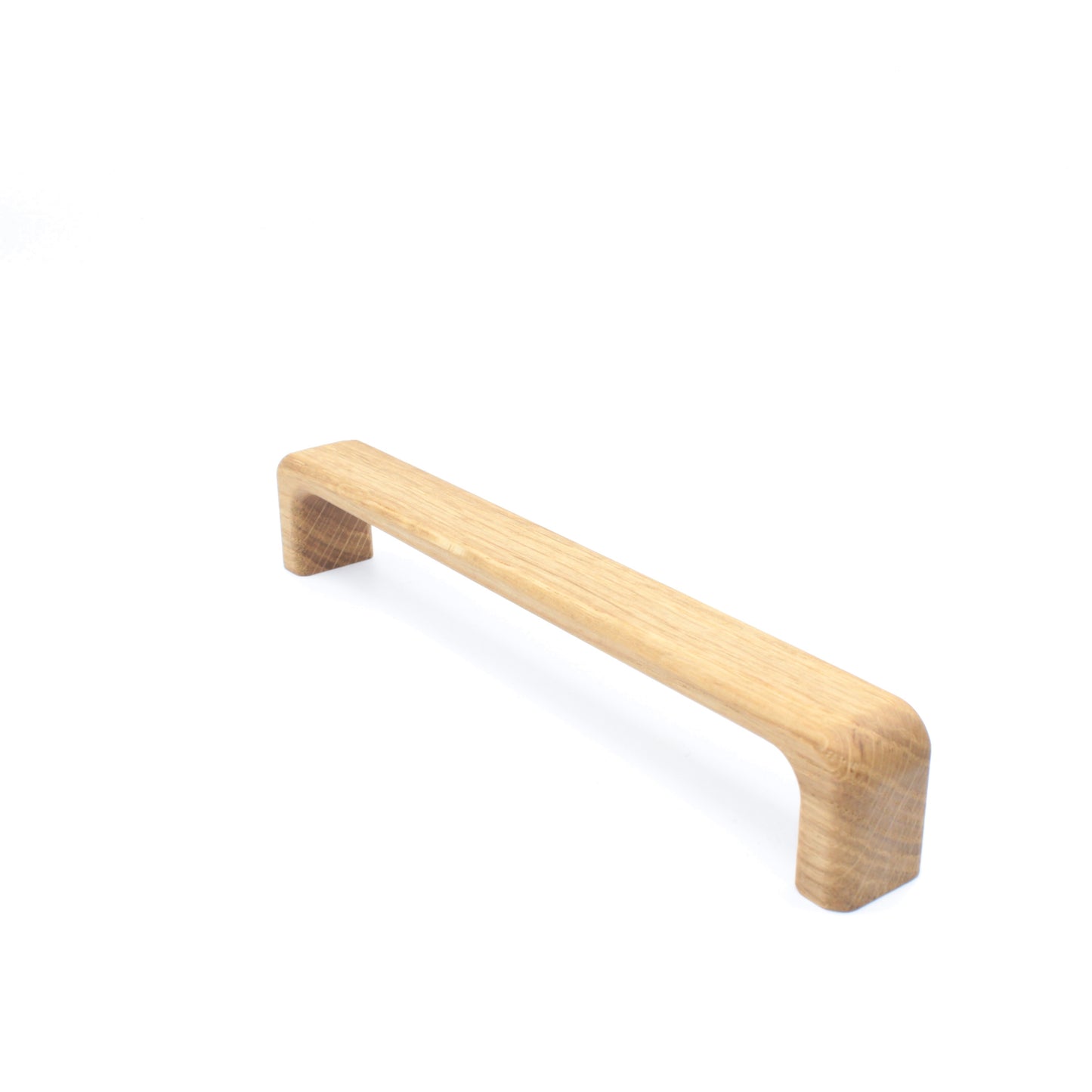 Poignée de meuble en bois de chêne 253 avec courbes