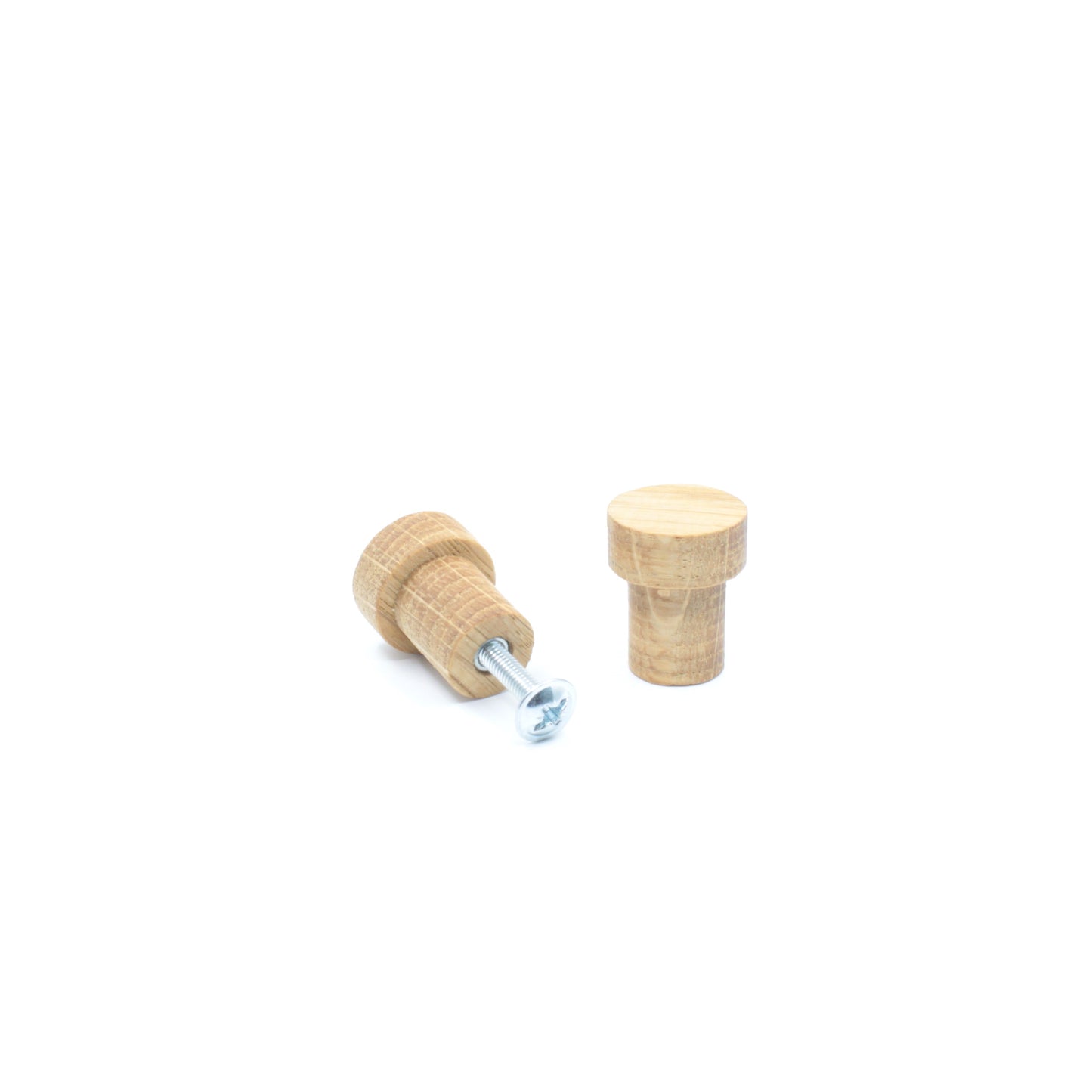 Poignée bouton en bois de chêne 101