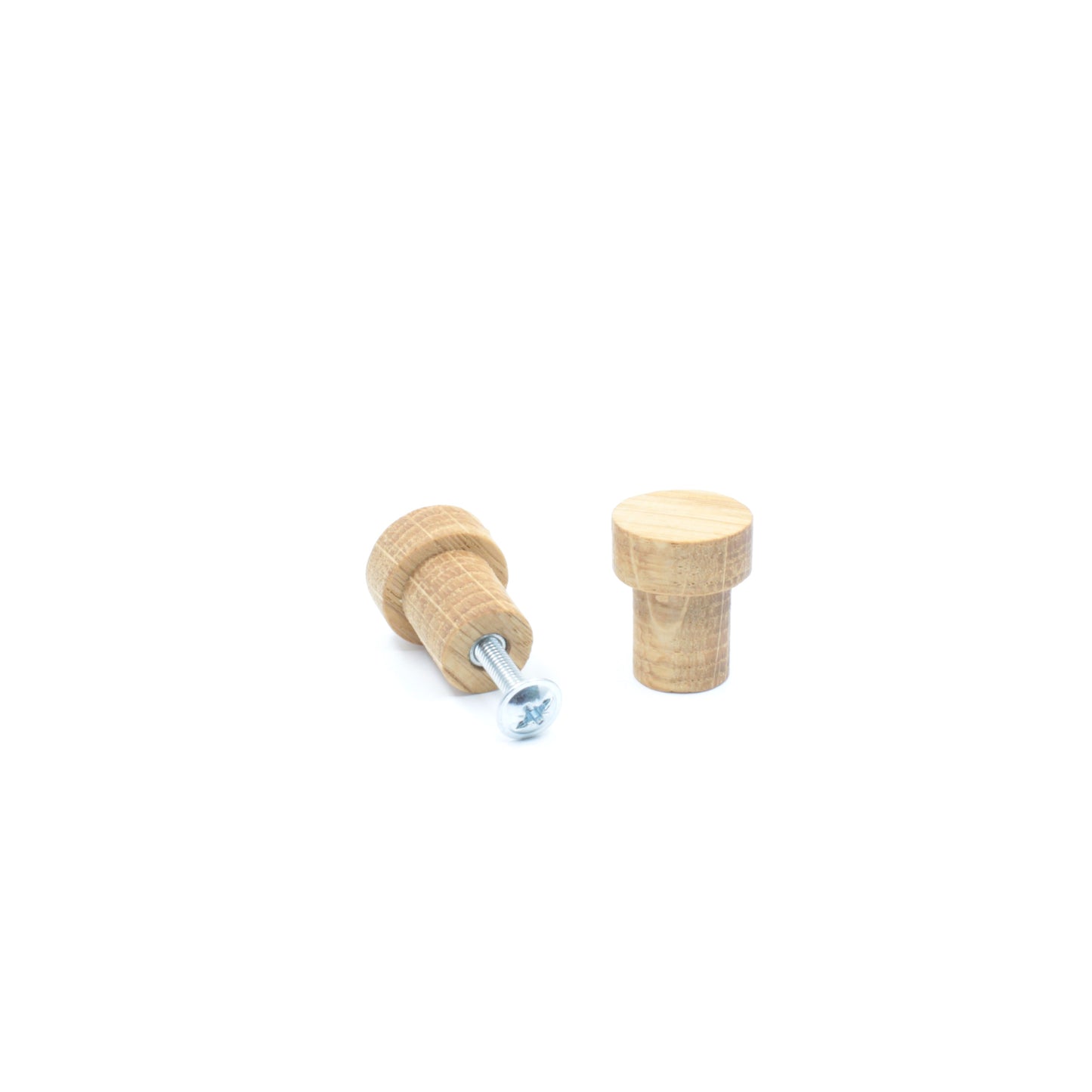Poignée bouton en bois de chêne 101