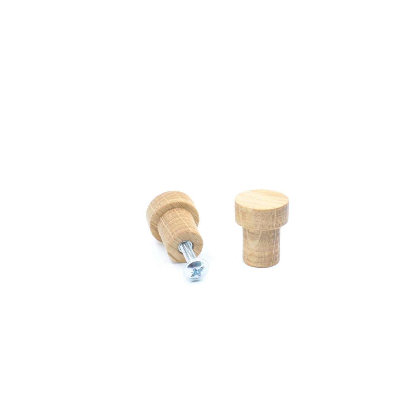 Poignée bouton en bois de chêne 101