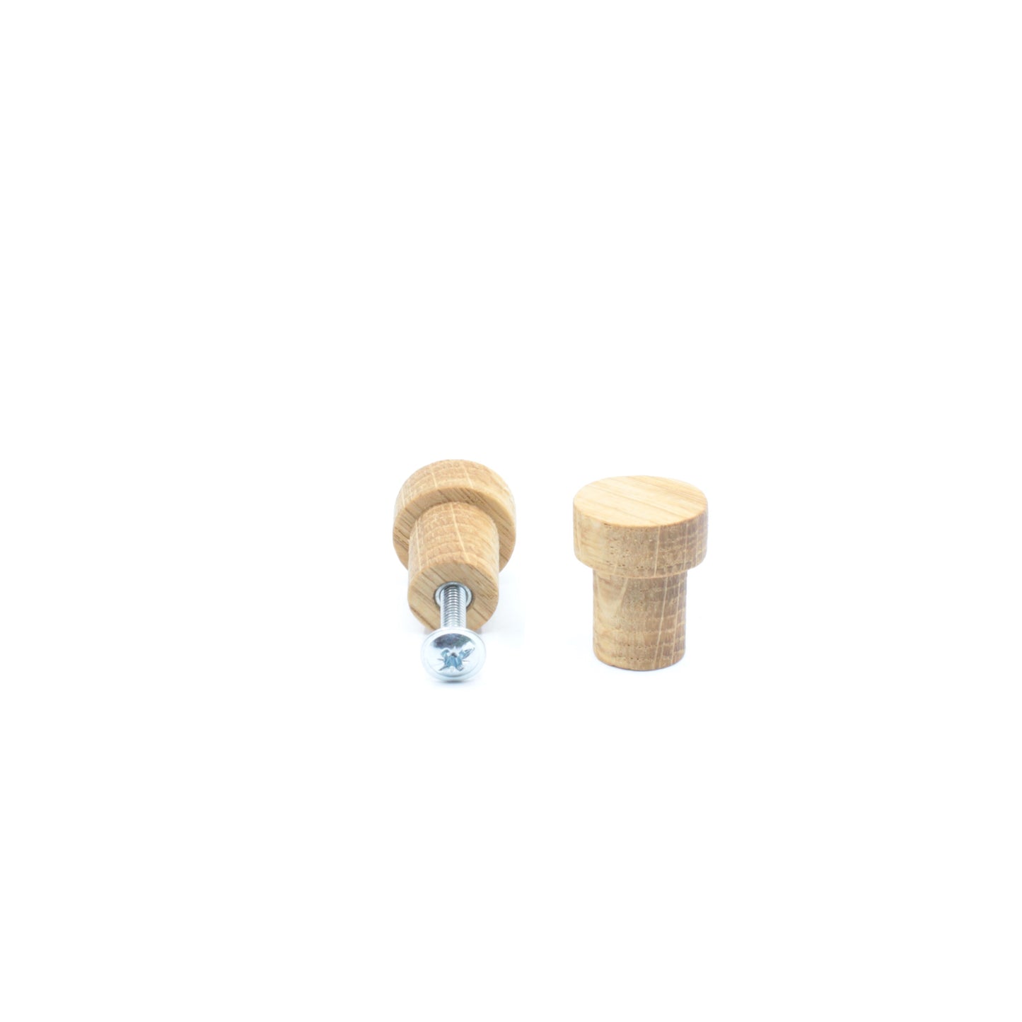 Poignée bouton en bois de chêne 101