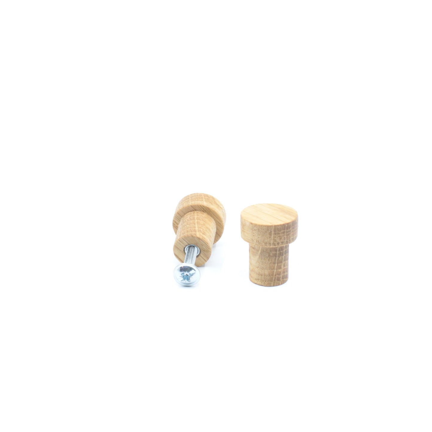 Poignée bouton en bois de chêne 101