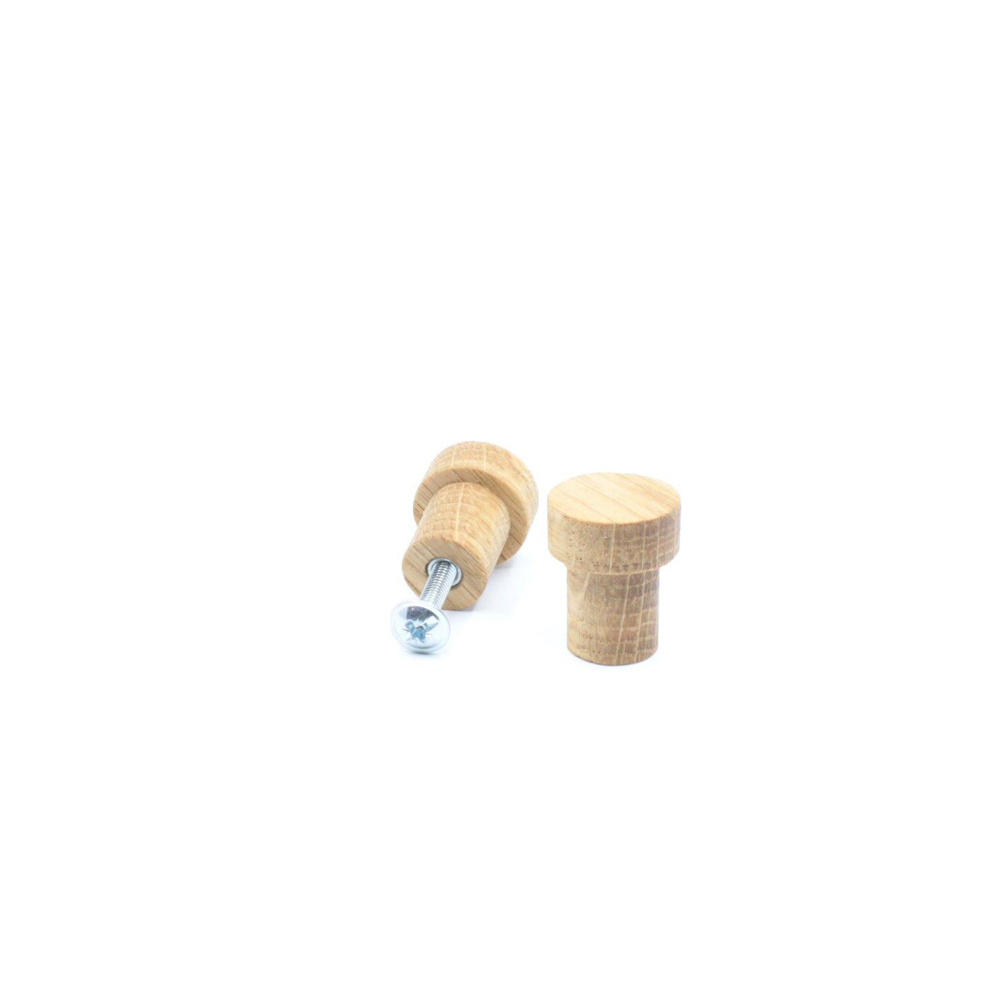 Poignée bouton en bois de chêne 101