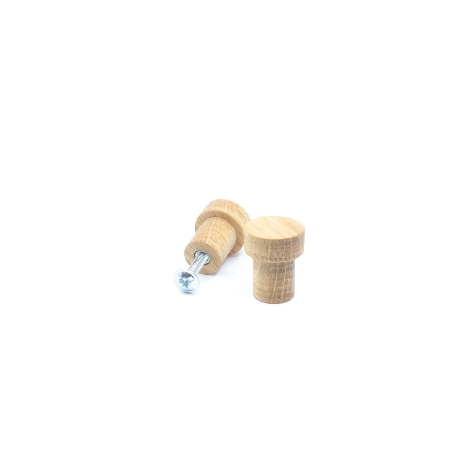 Poignée bouton en bois de chêne 101