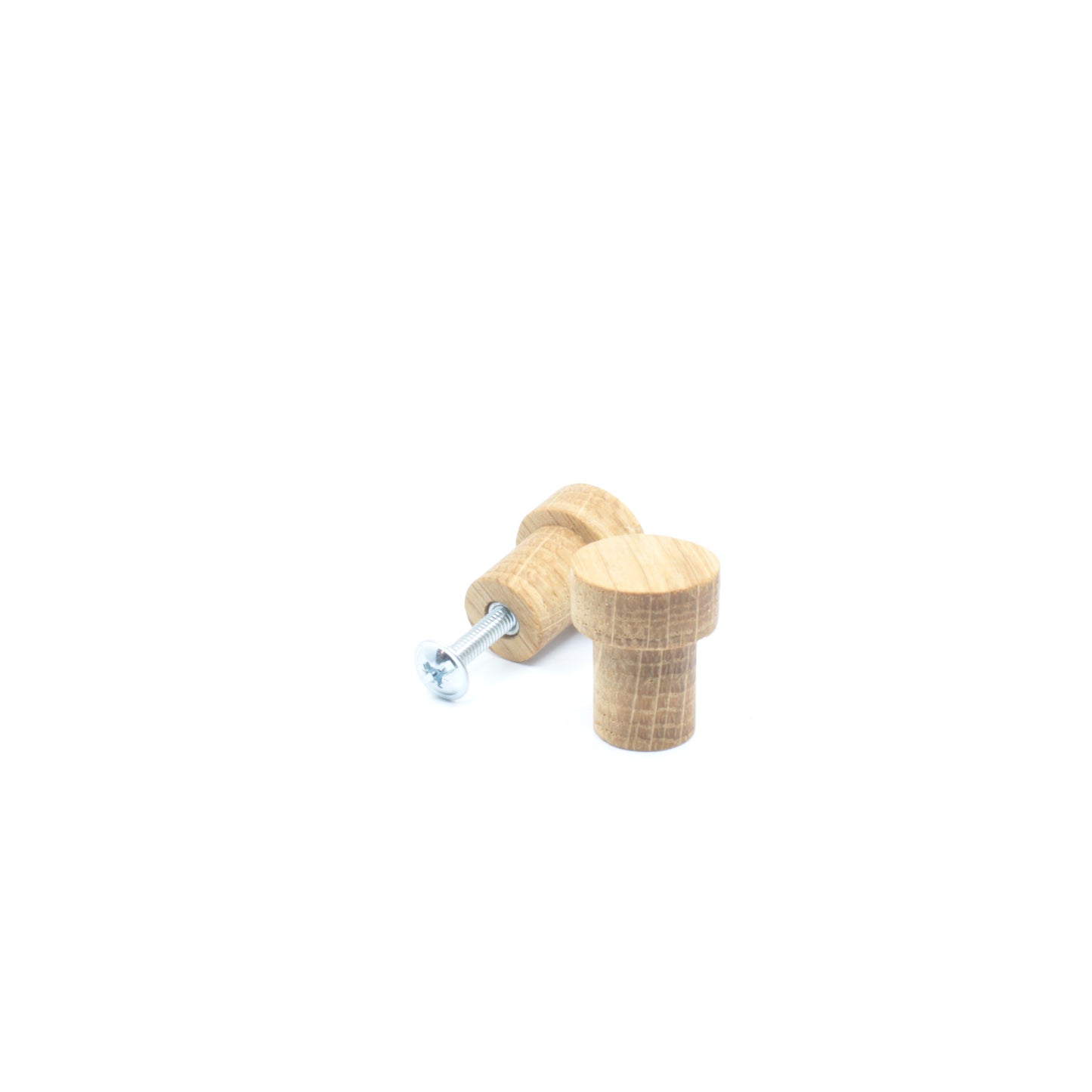 Poignée bouton en bois de chêne 101