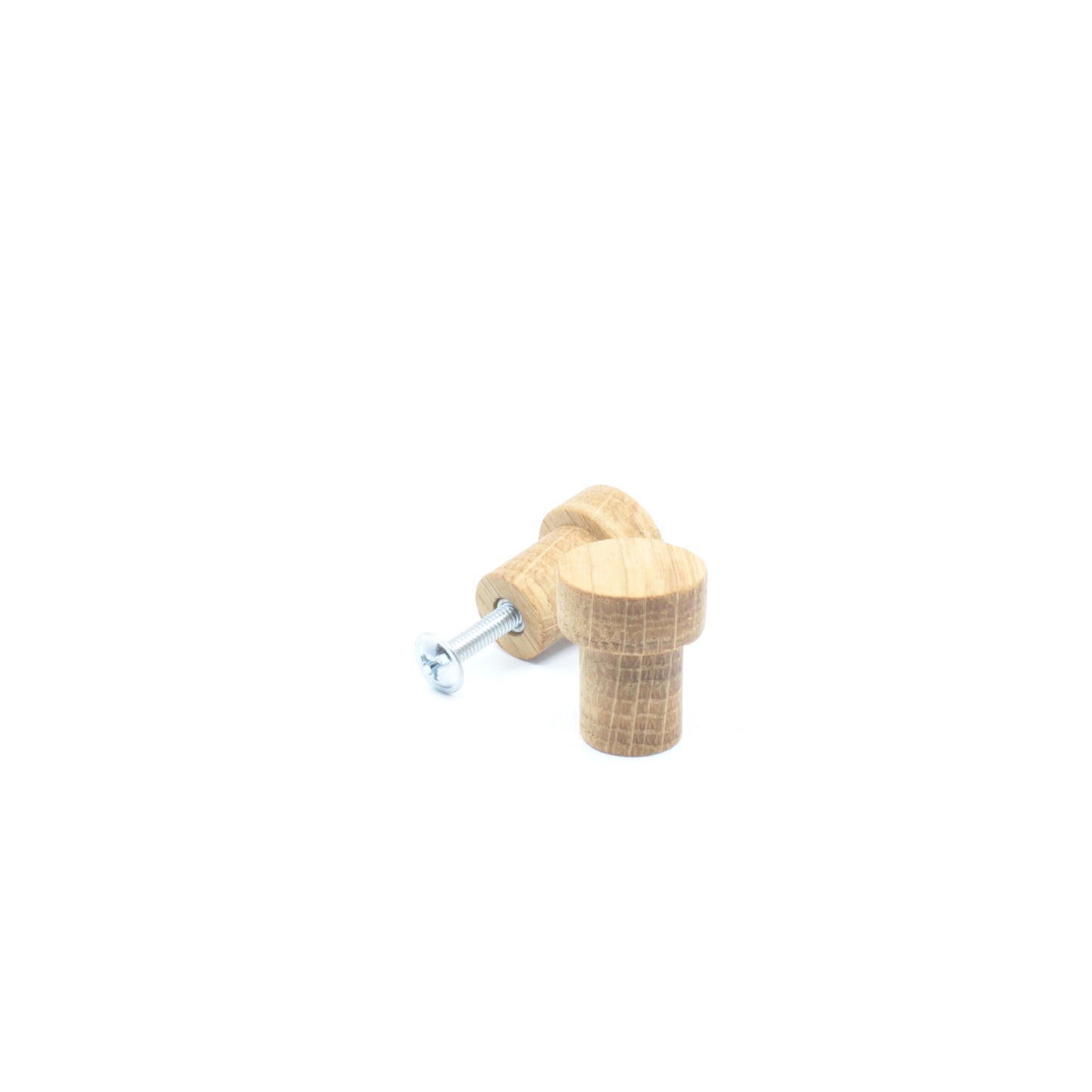 Poignée bouton en bois de chêne 101