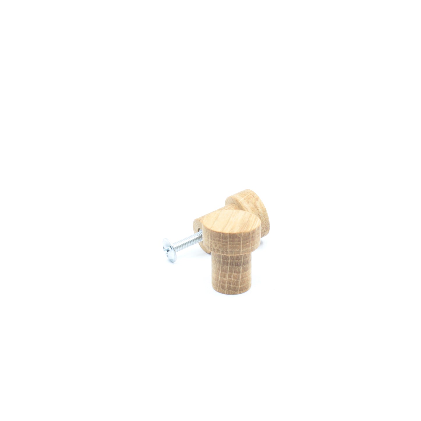 Poignée bouton en bois de chêne 101