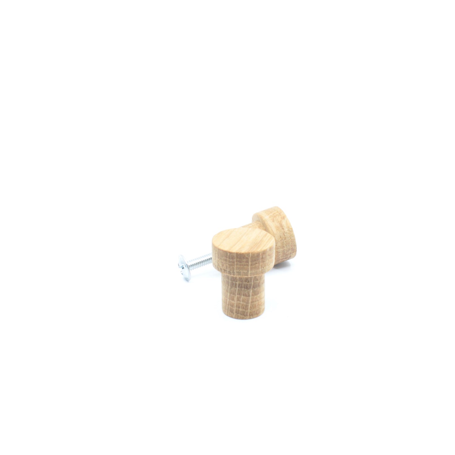 Poignée bouton en bois de chêne 101
