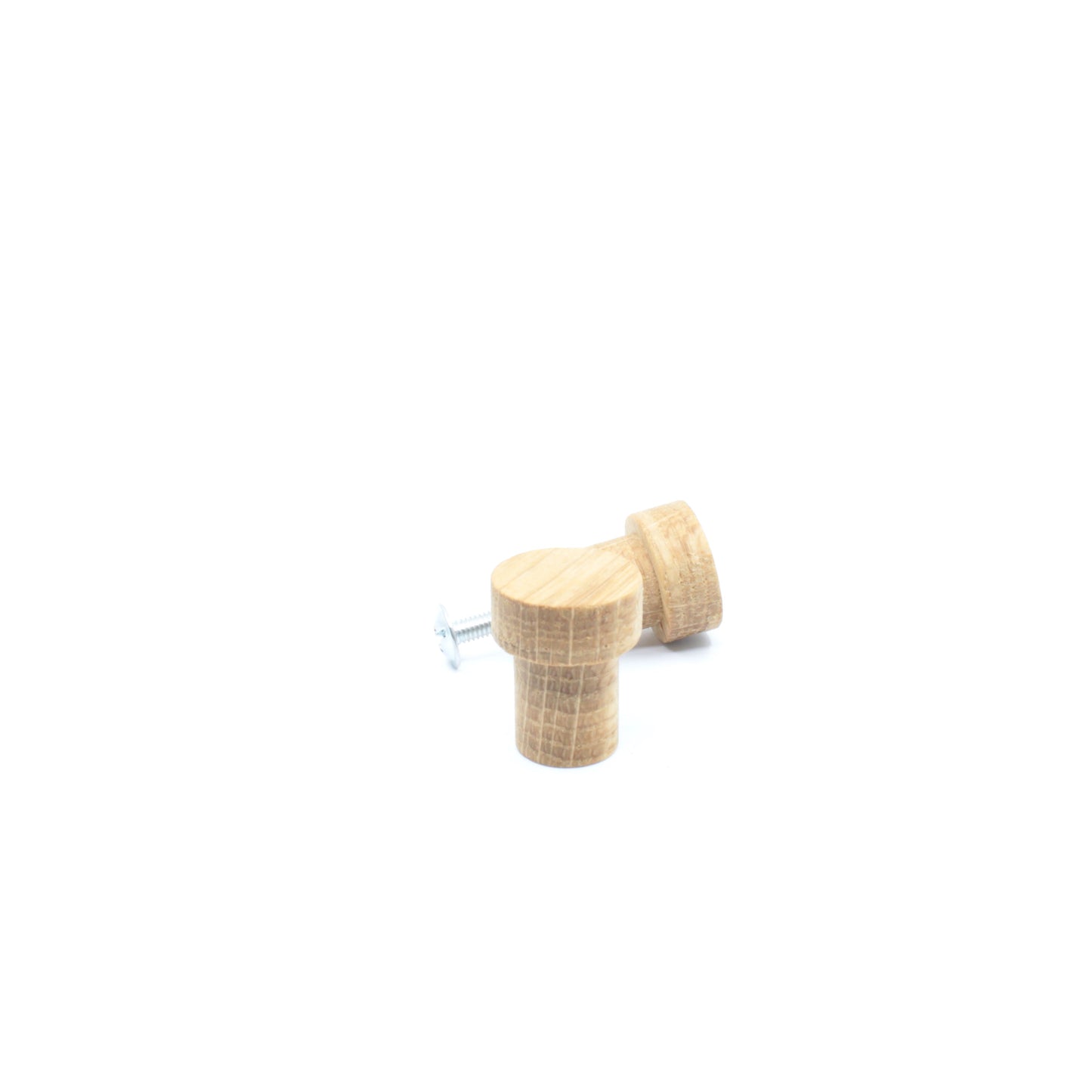 Poignée bouton en bois de chêne 101