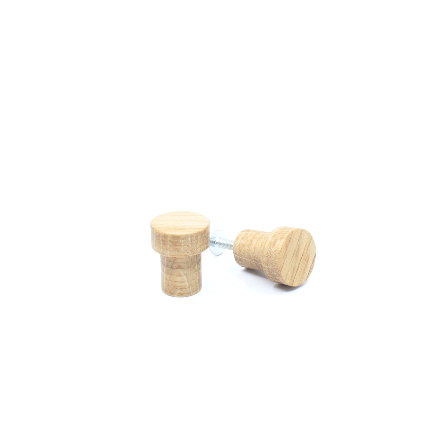 Poignée bouton en bois de chêne 101