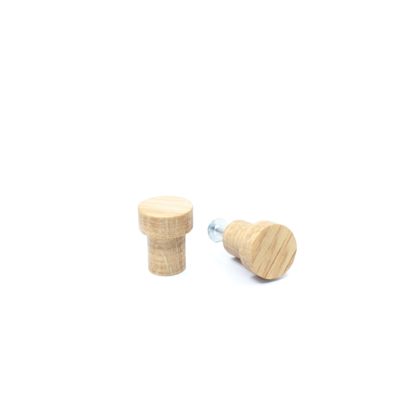 Poignée bouton en bois de chêne 101
