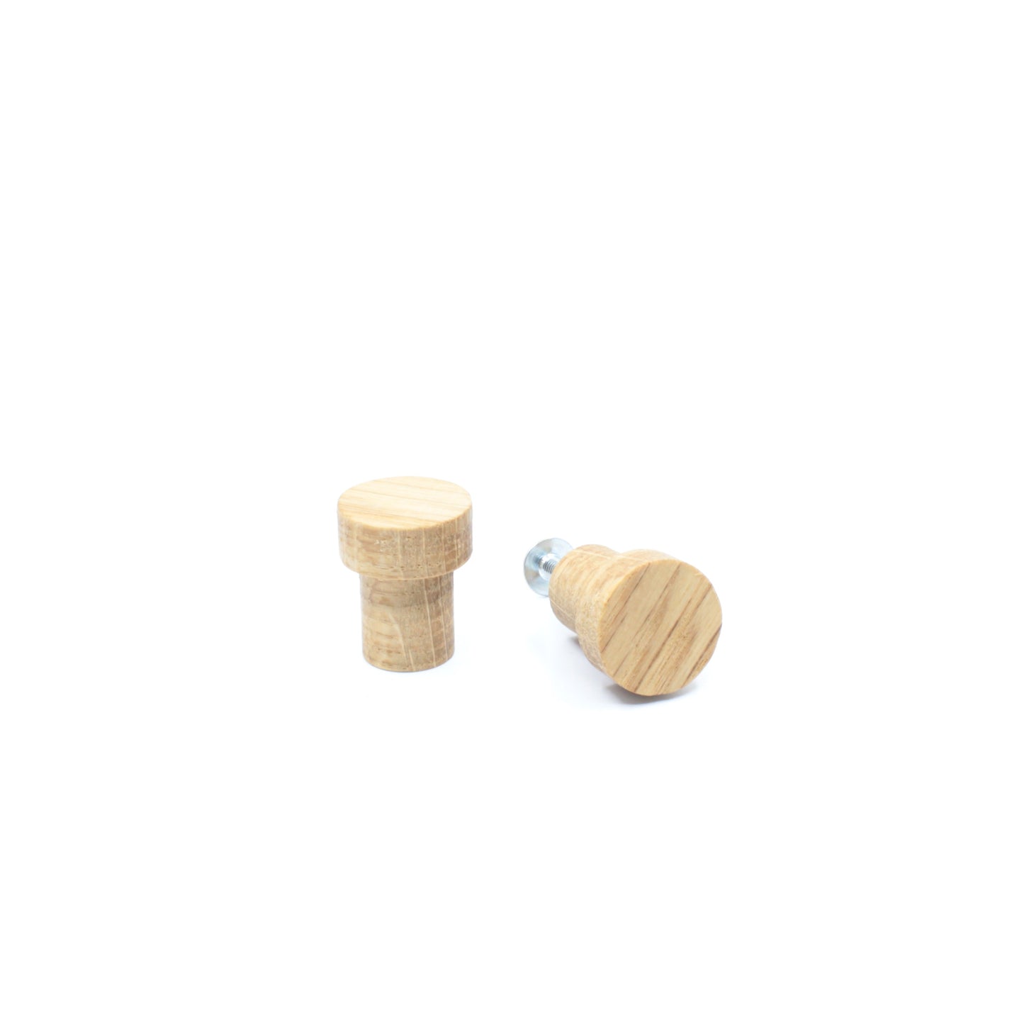 Poignée bouton en bois de chêne 101