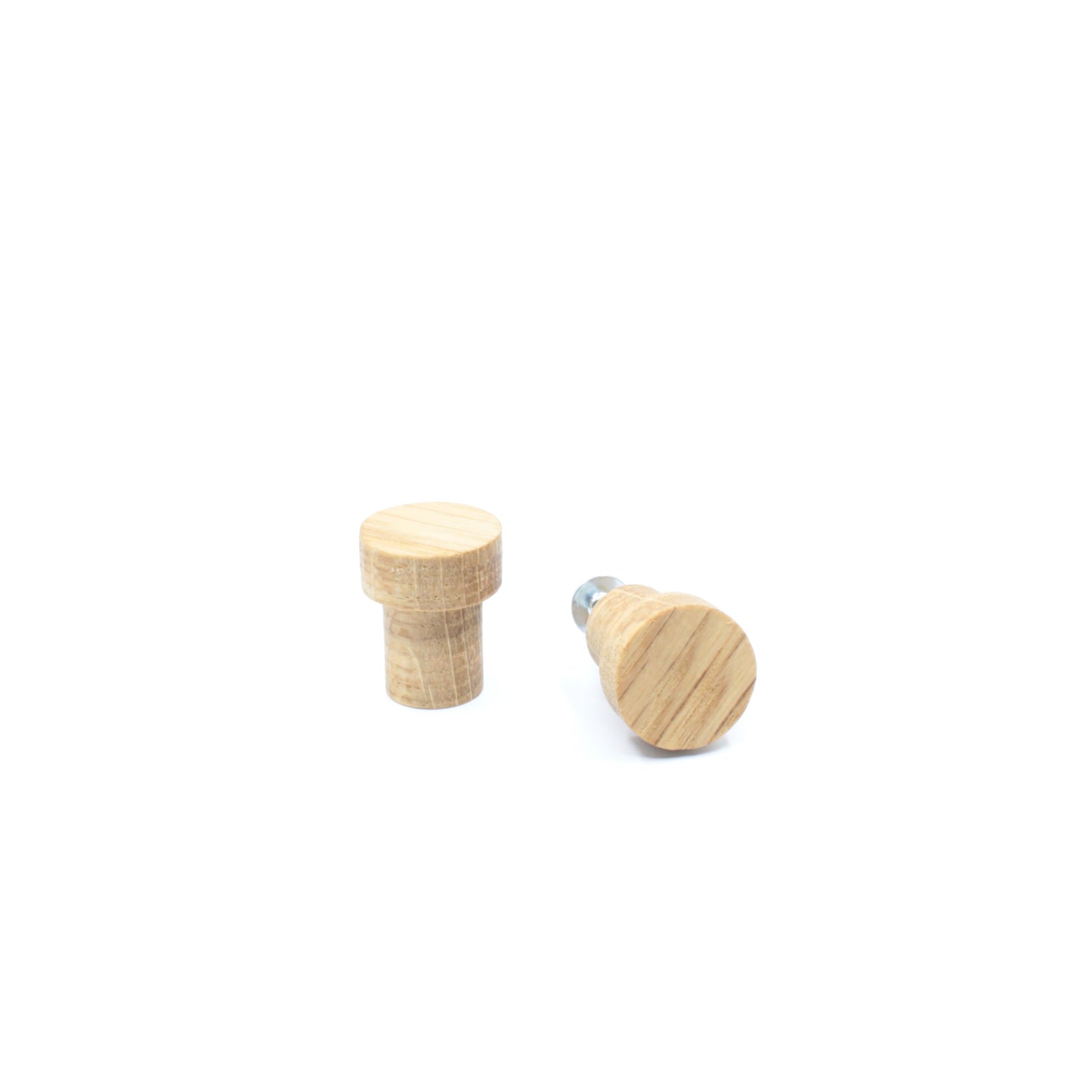 Poignée bouton en bois de chêne 101