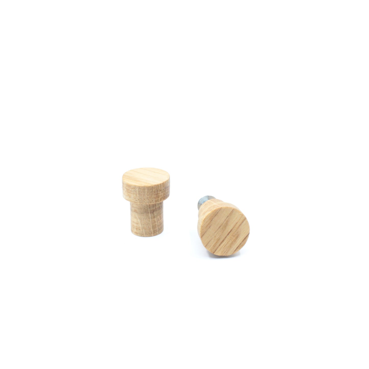 Poignée bouton en bois de chêne 101