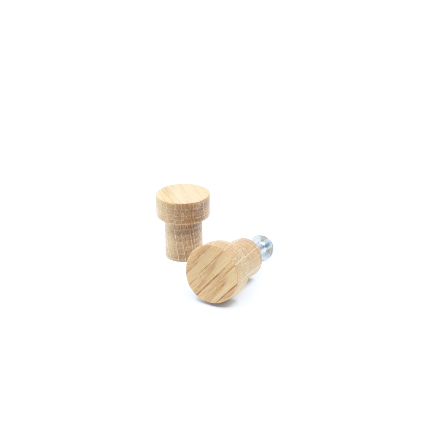 Poignée bouton en bois de chêne 101