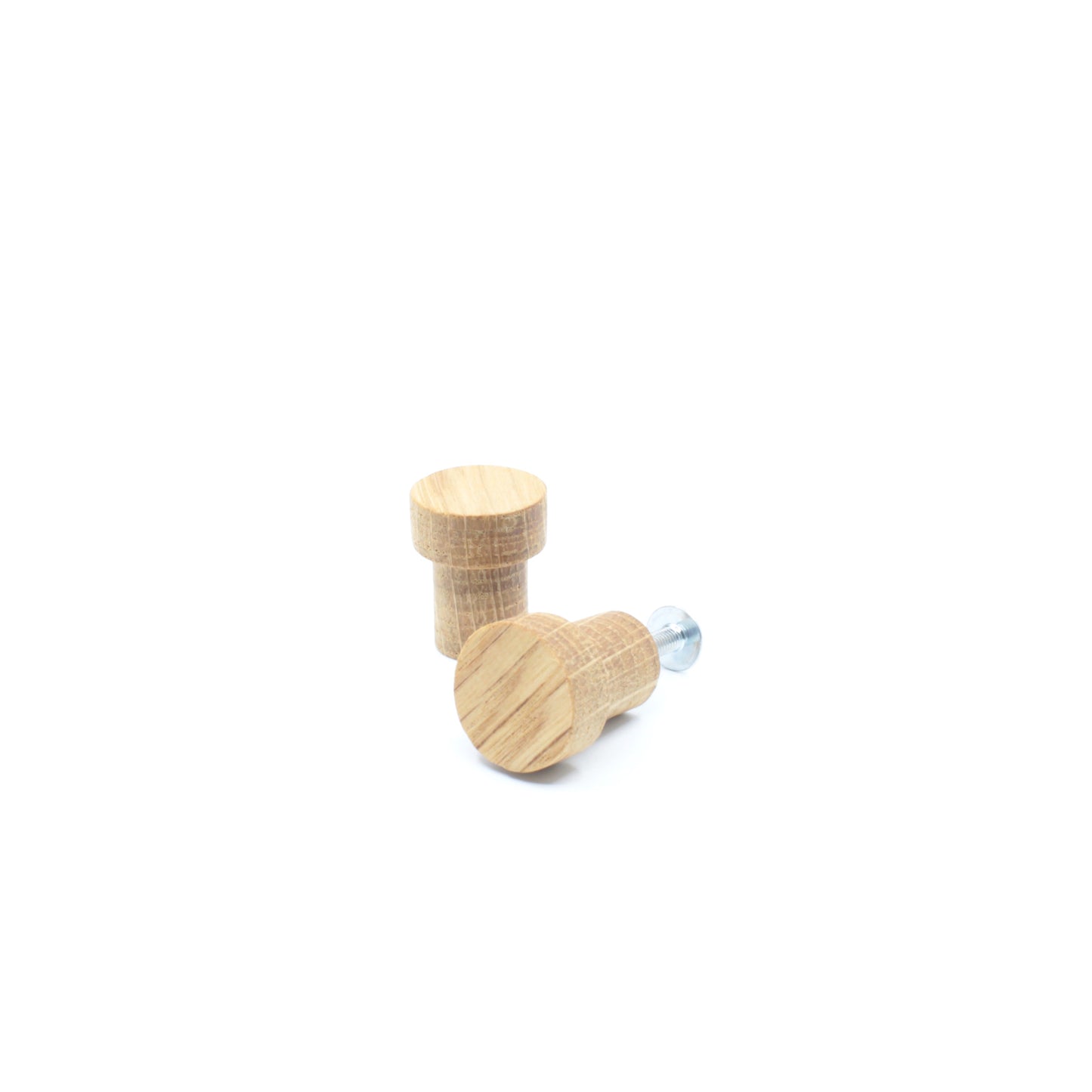 Poignée bouton en bois de chêne 101