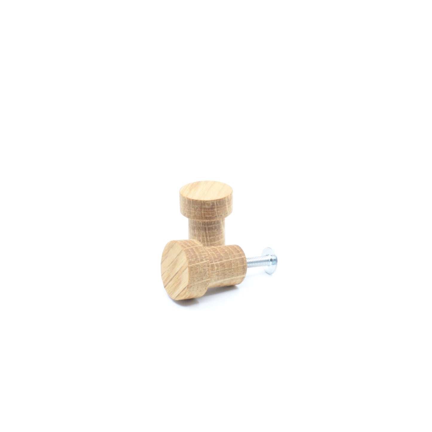 Poignée bouton en bois de chêne 101