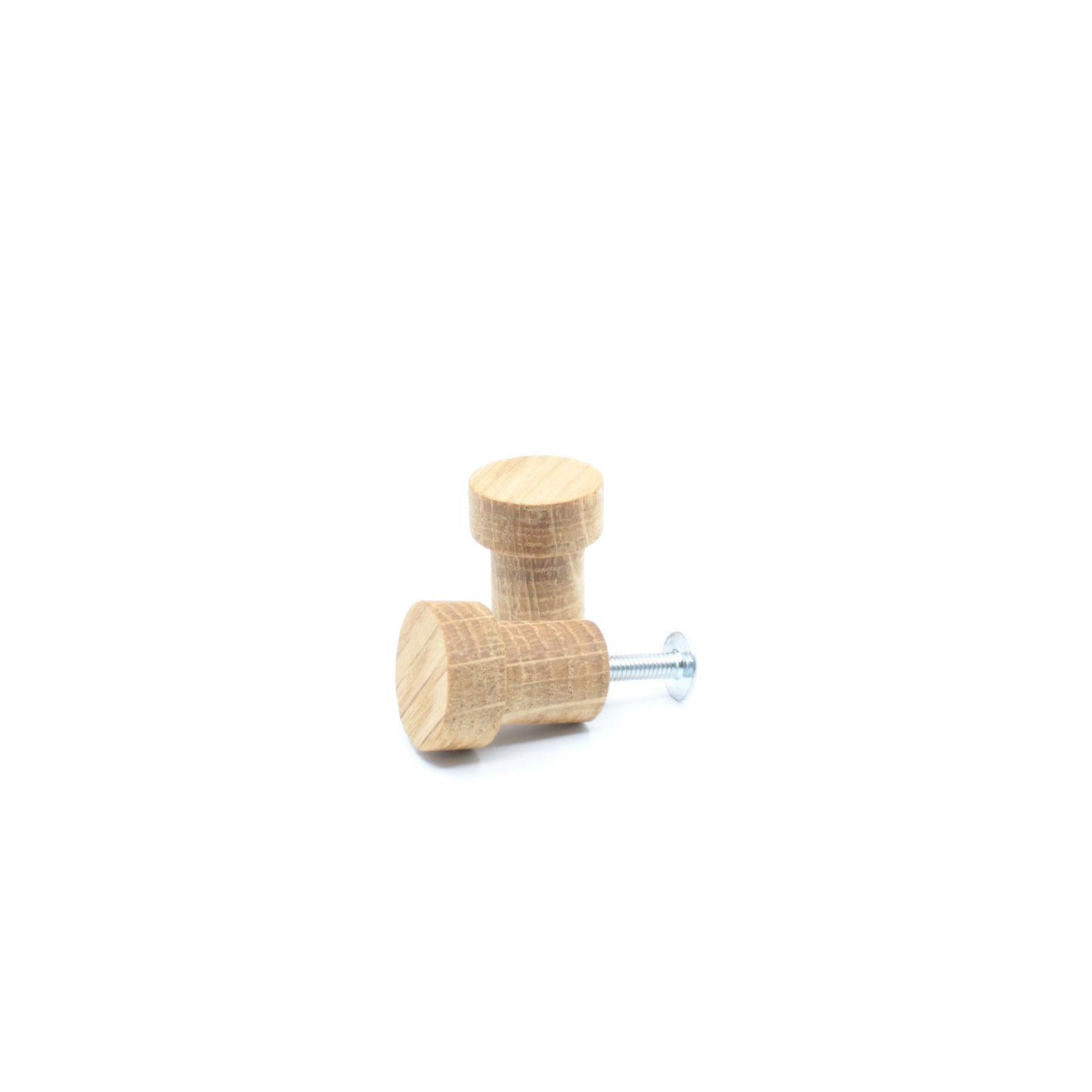 Poignée bouton en bois de chêne 101