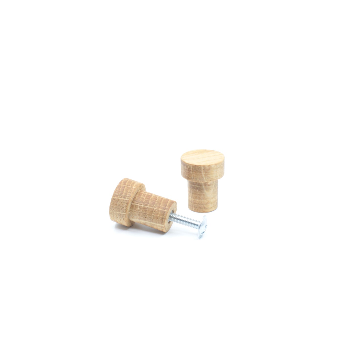 Poignée bouton en bois de chêne 101