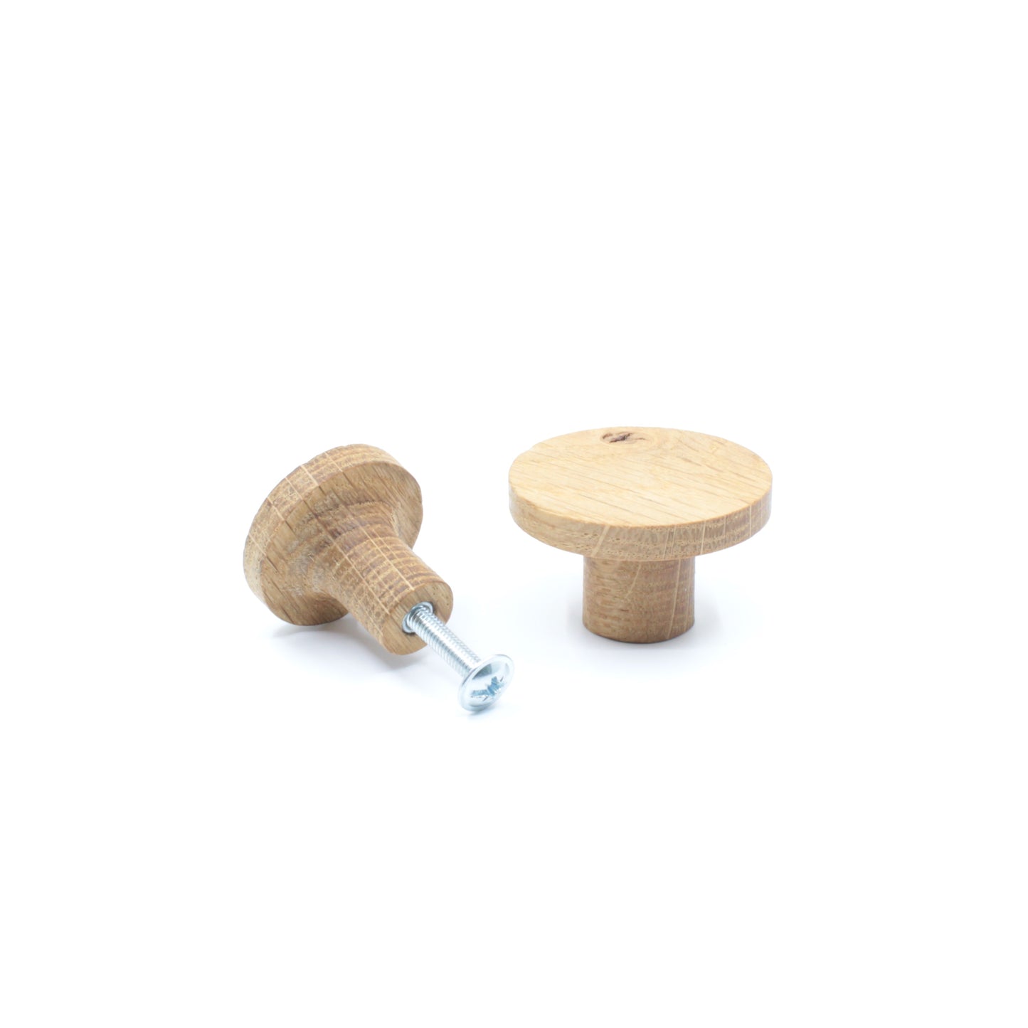 Poignée bouton en bois de chêne 103