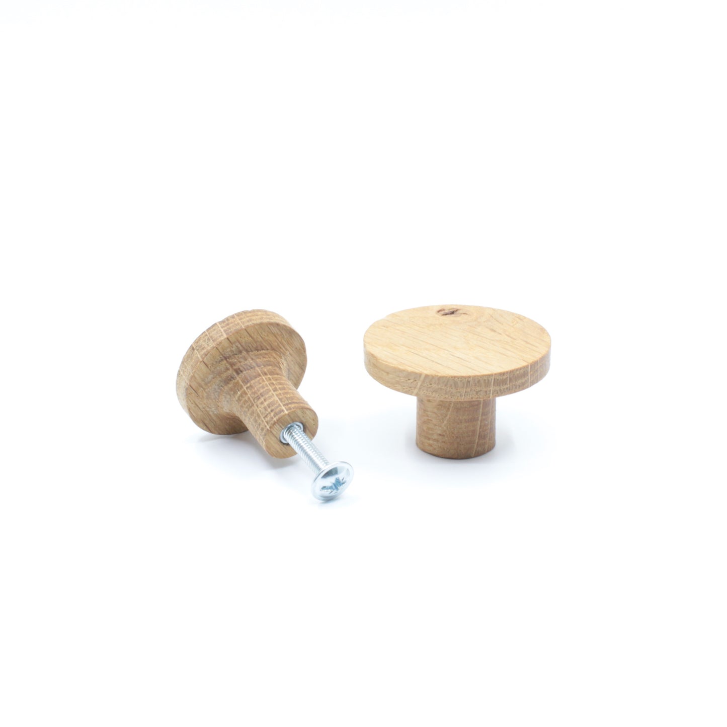 Poignée bouton en bois de chêne 103