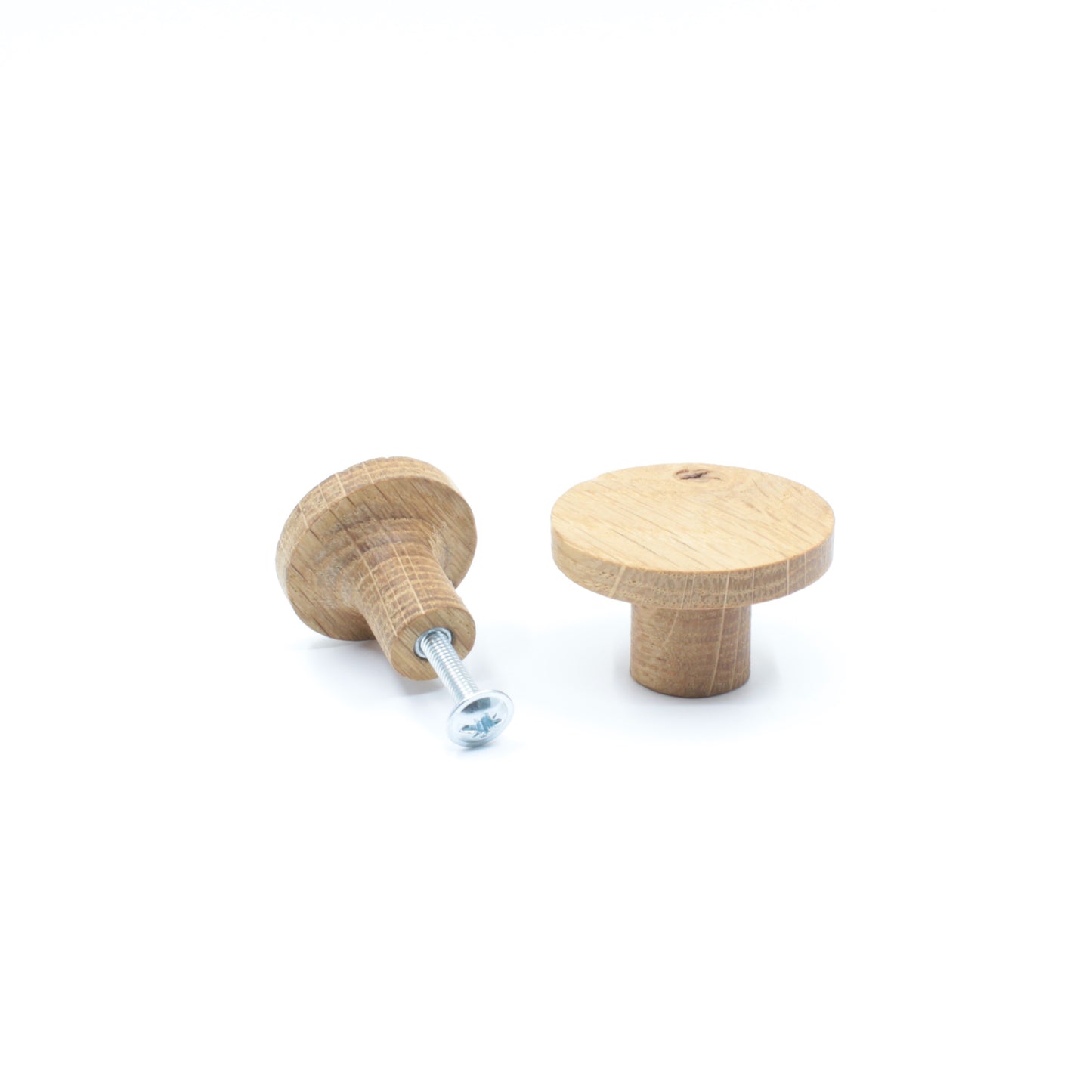 Poignée bouton en bois de chêne 103