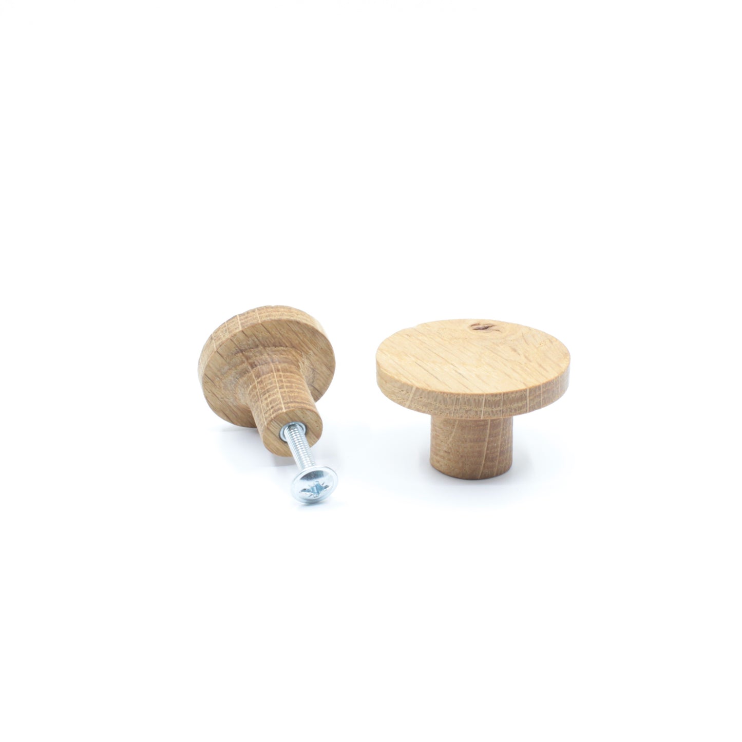 Poignée bouton en bois de chêne 103