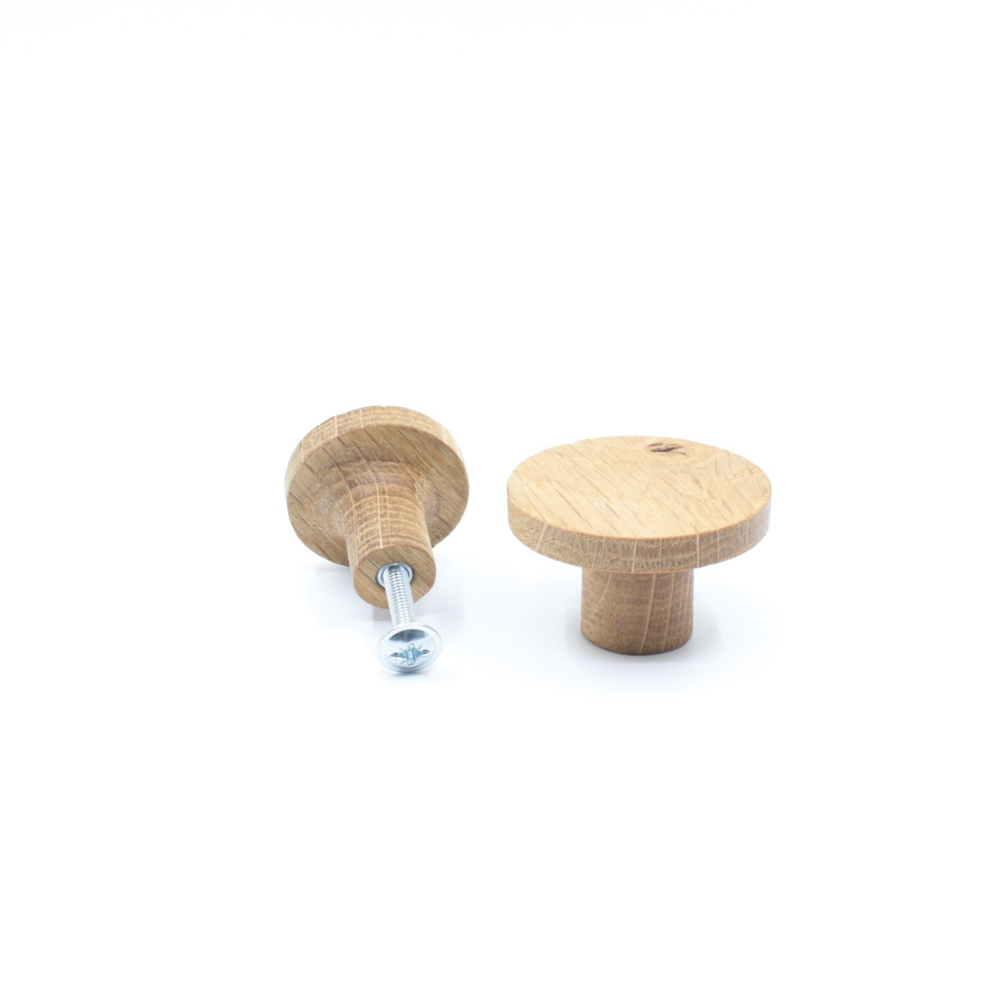 Poignée bouton en bois de chêne 103