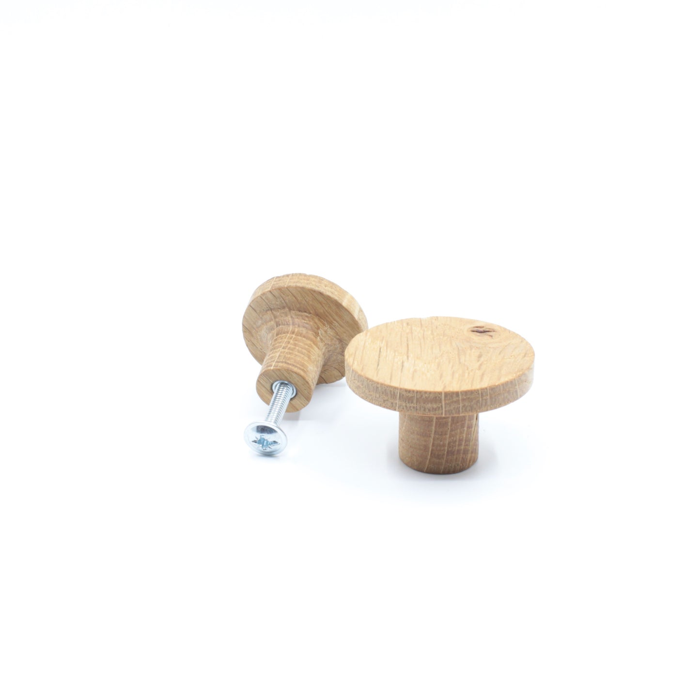 Poignée bouton en bois de chêne 103