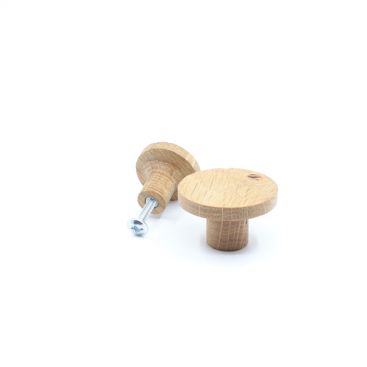 Poignée bouton en bois de chêne 103
