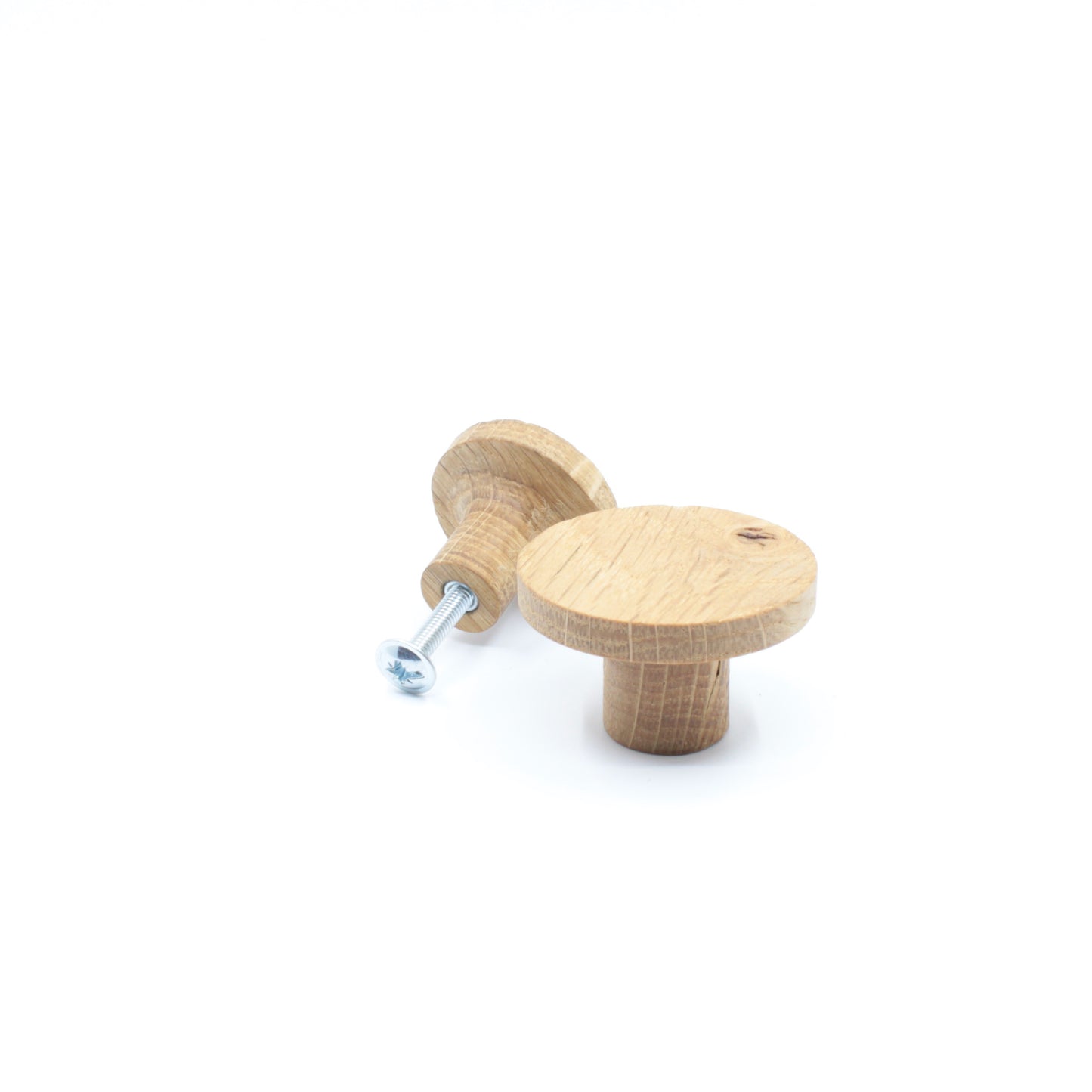 Poignée bouton en bois de chêne 103