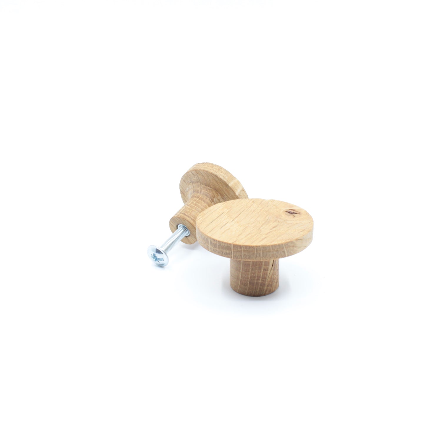 Poignée bouton en bois de chêne 103