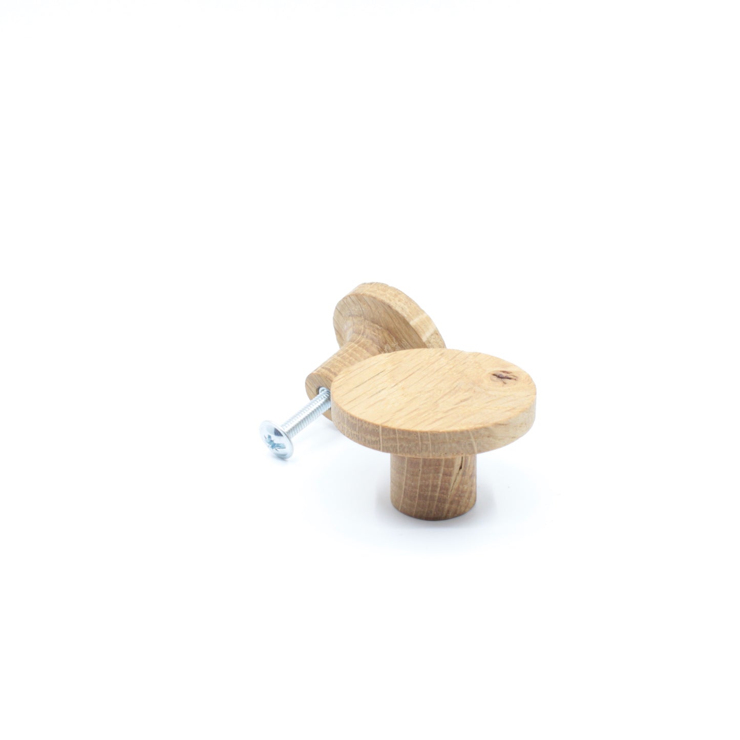 Poignée bouton en bois de chêne 103