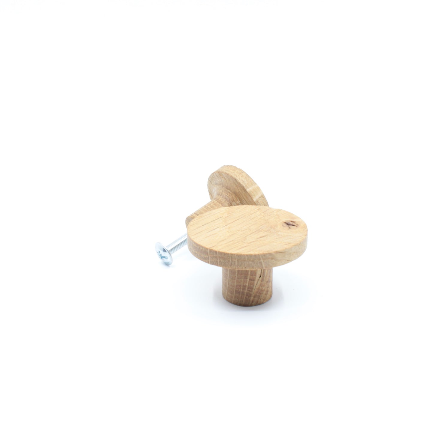 Poignée bouton en bois de chêne 103