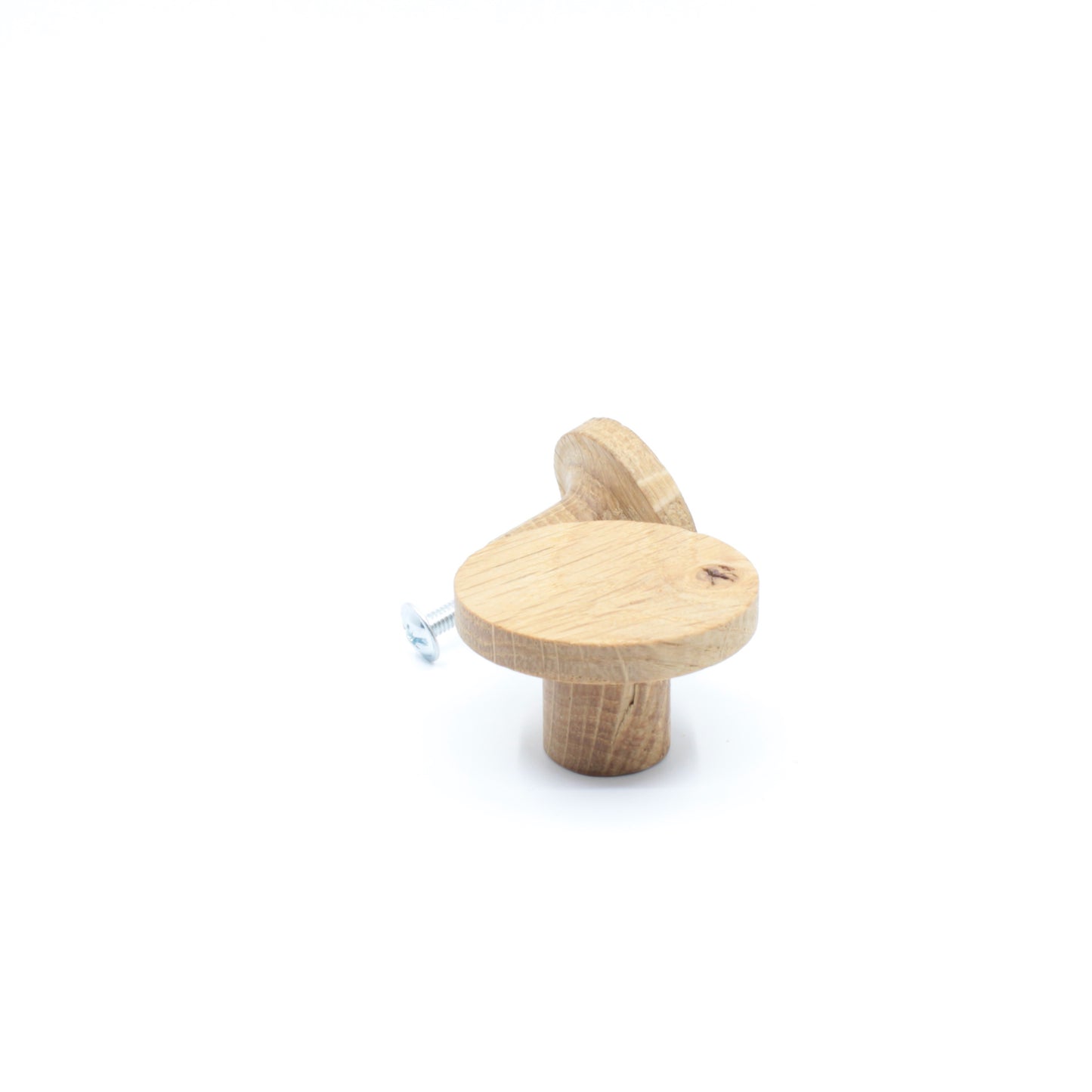 Poignée bouton en bois de chêne 103