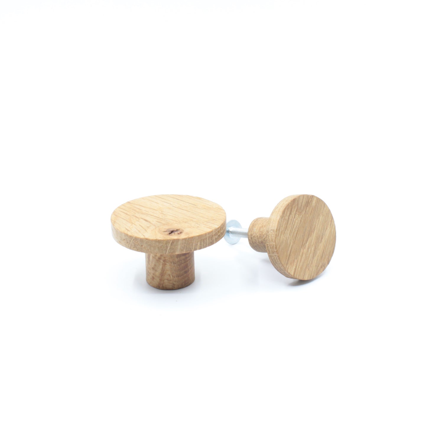 Poignée bouton en bois de chêne 103