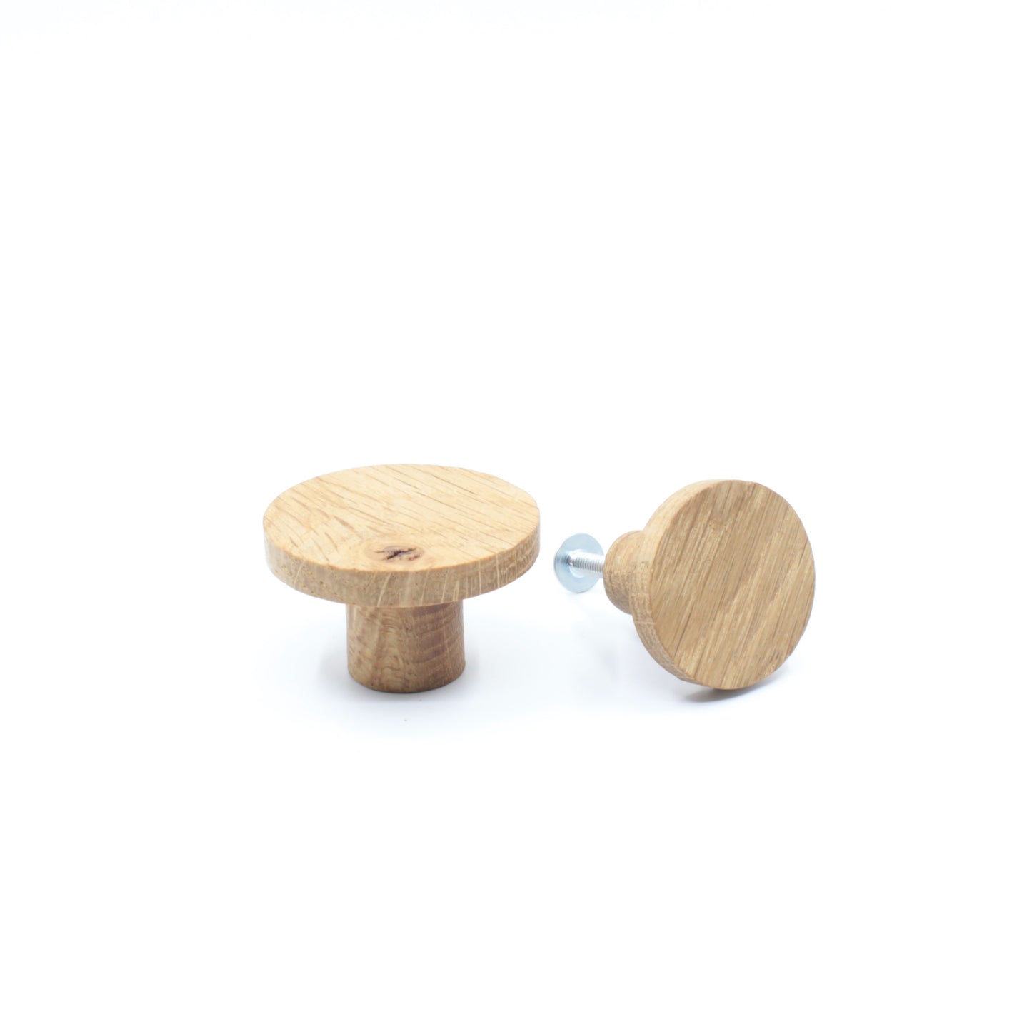 Poignée bouton en bois de chêne 103