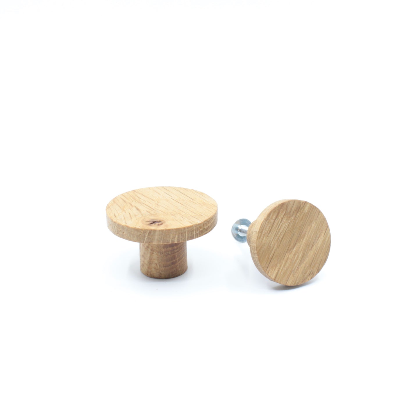 Poignée bouton en bois de chêne 103