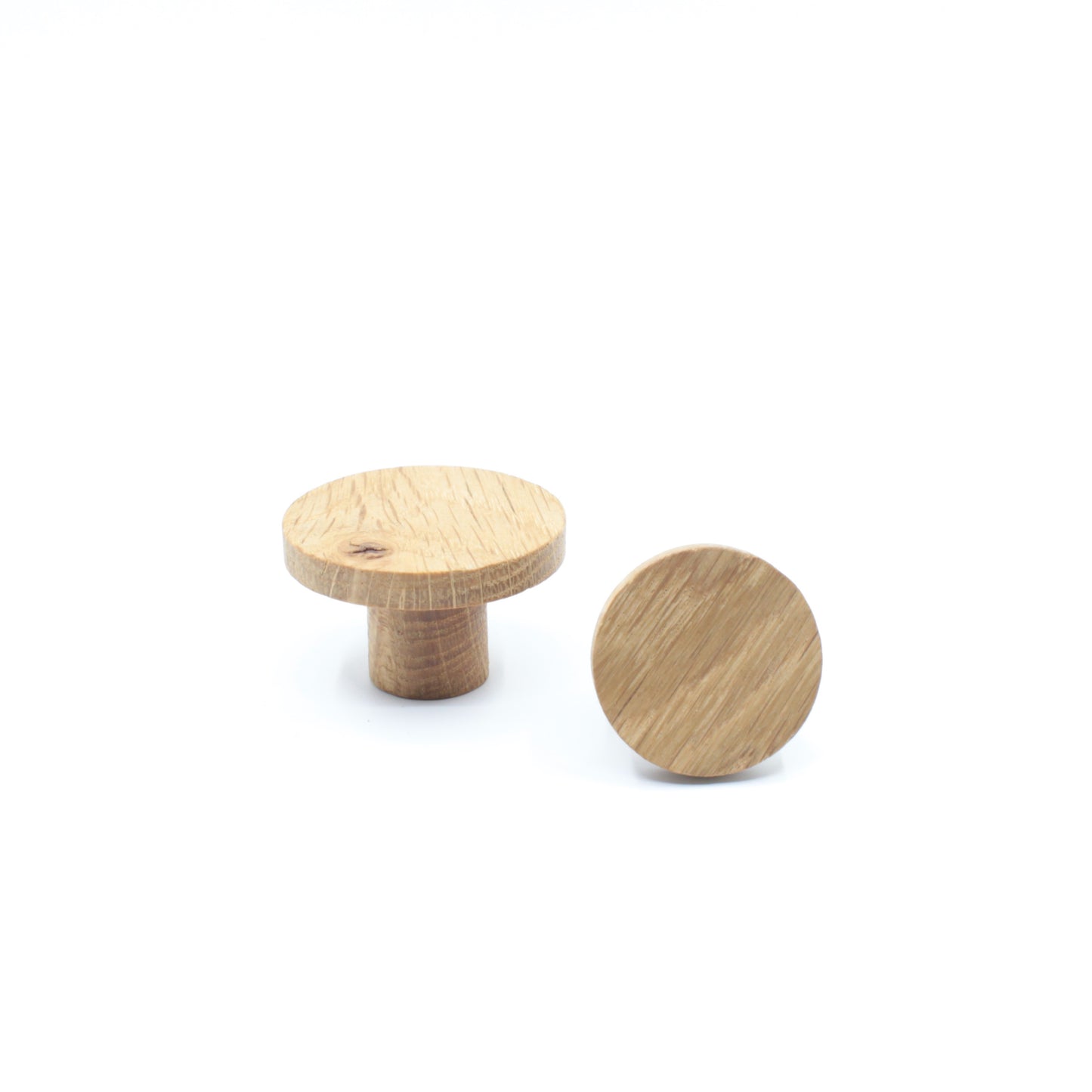 Poignée bouton en bois de chêne 103