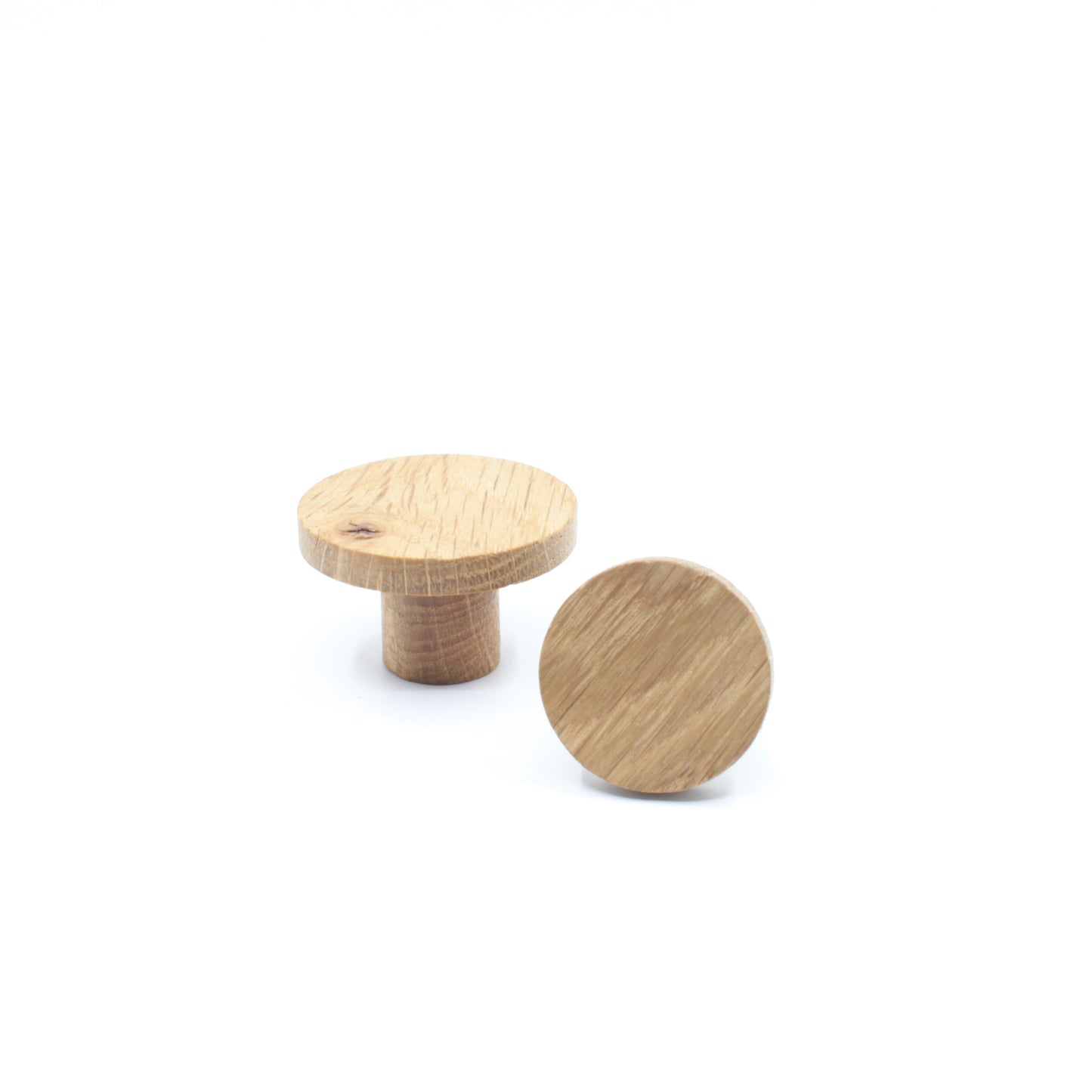 Poignée bouton en bois de chêne 103