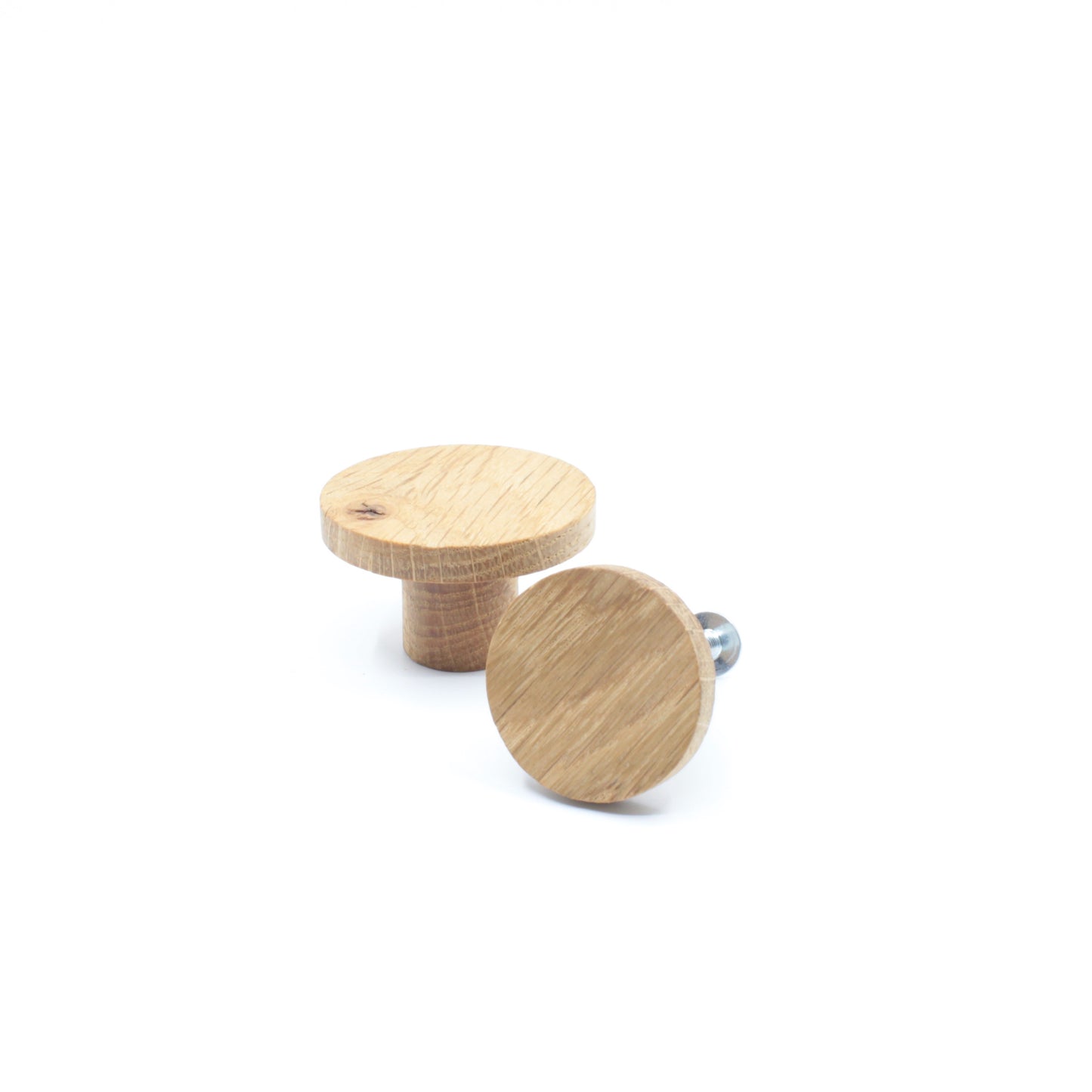 Poignée bouton en bois de chêne 103