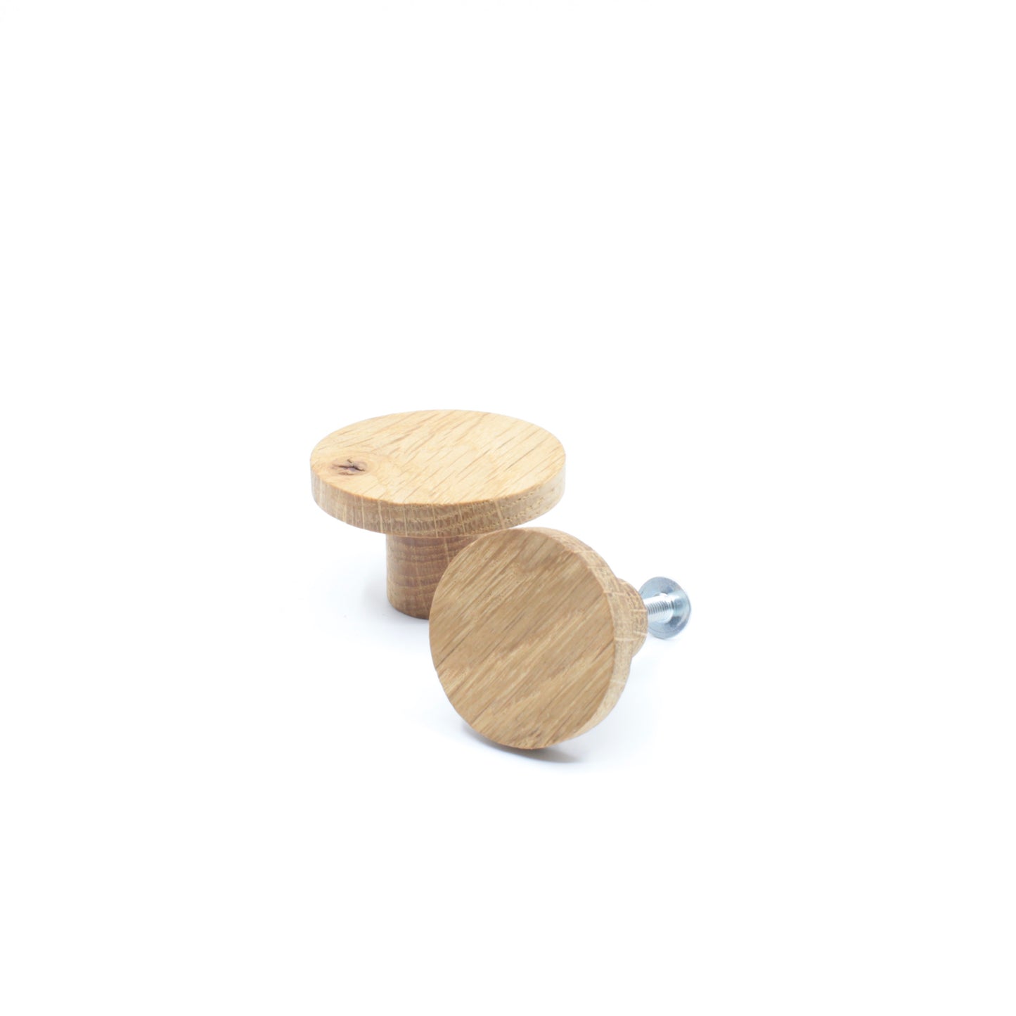 Poignée bouton en bois de chêne 103