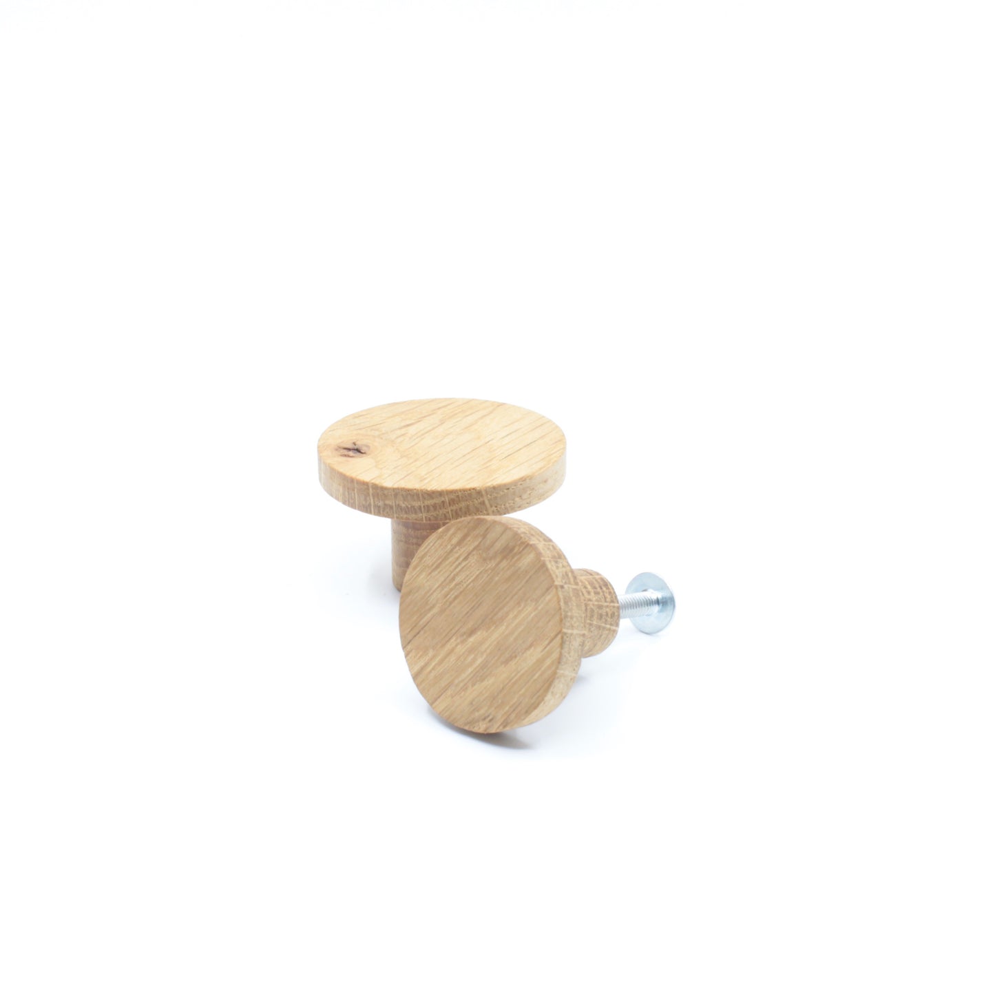 Poignée bouton en bois de chêne 103