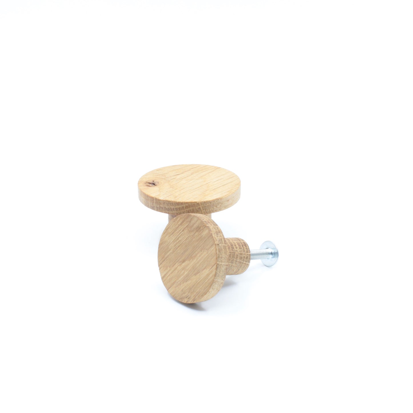 Poignée bouton en bois de chêne 103