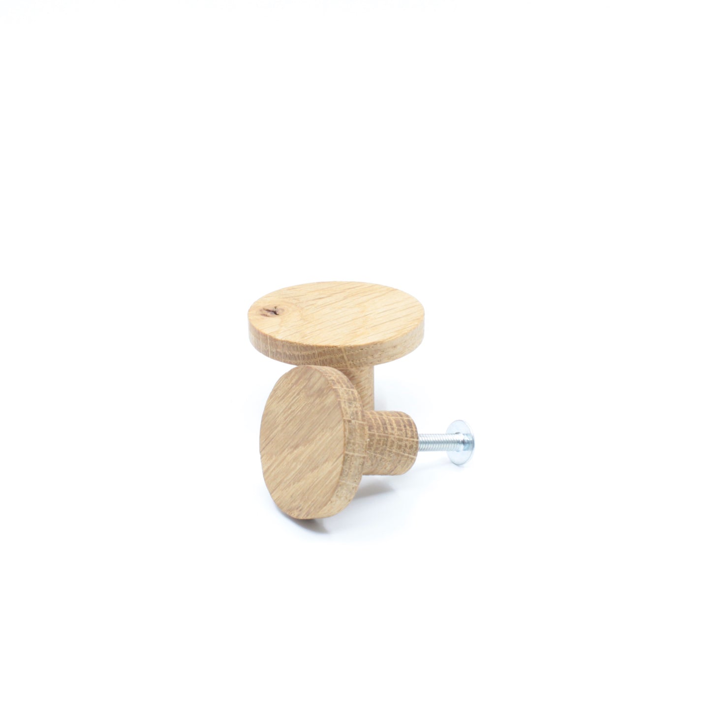 Poignée bouton en bois de chêne 103