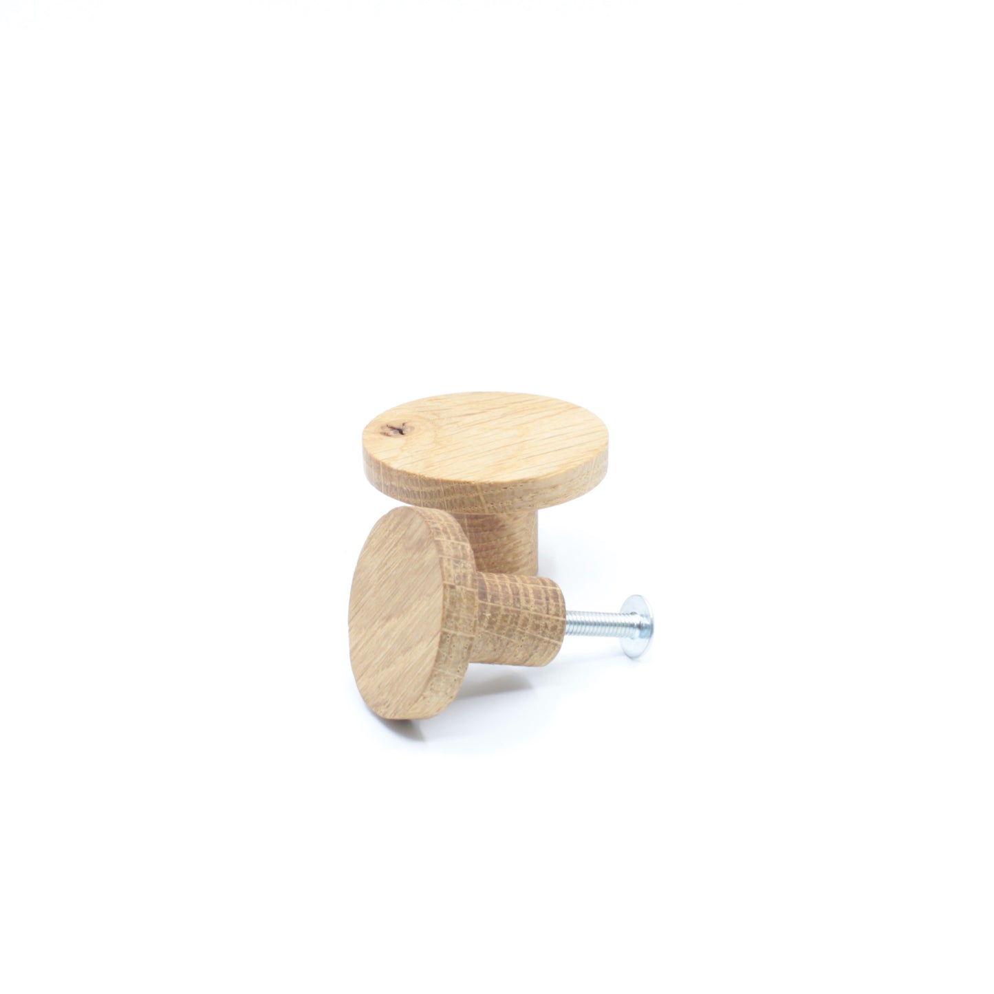 Poignée bouton en bois de chêne 103