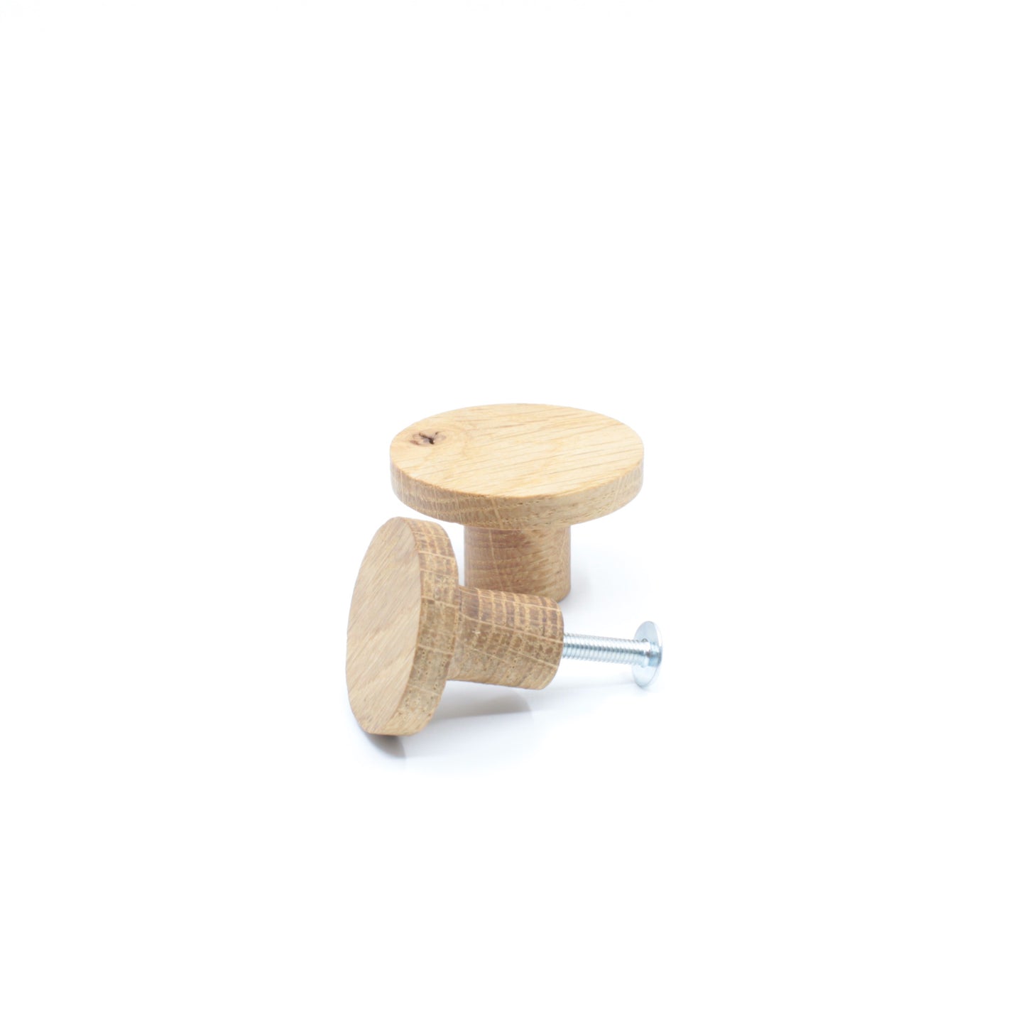 Poignée bouton en bois de chêne 103
