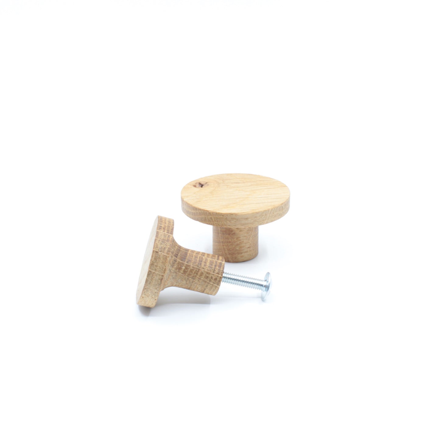 Poignée bouton en bois de chêne 103