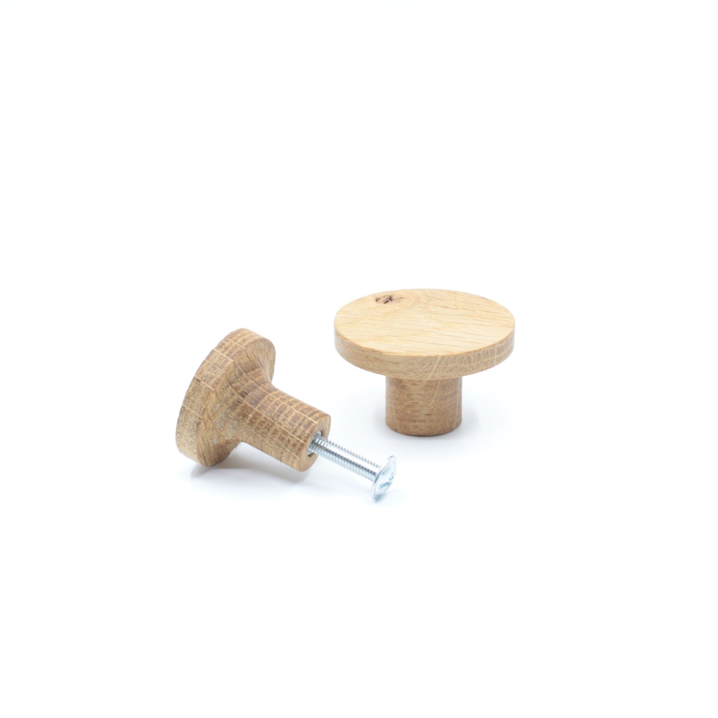 Poignée bouton en bois de chêne 103