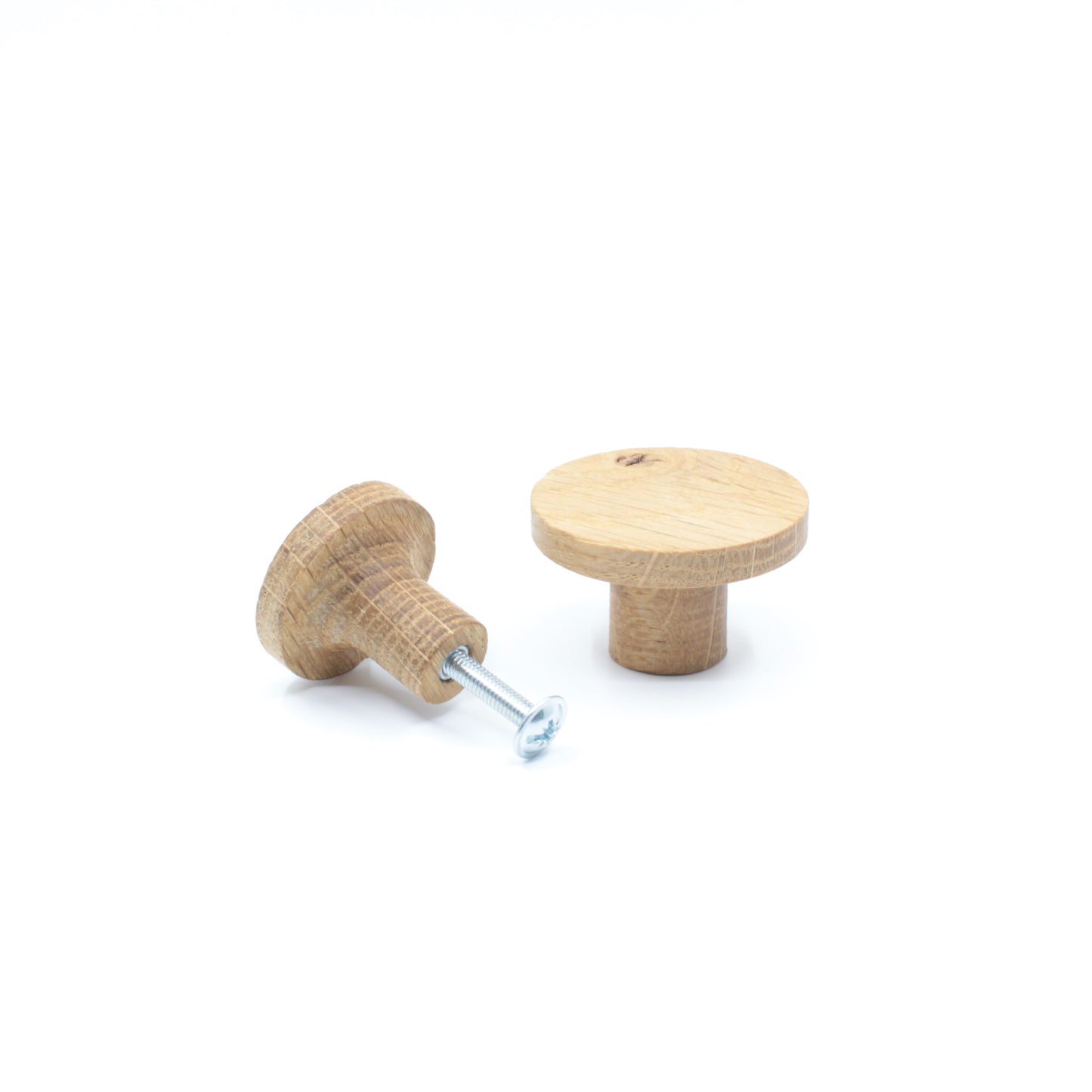 Poignée bouton en bois de chêne 103
